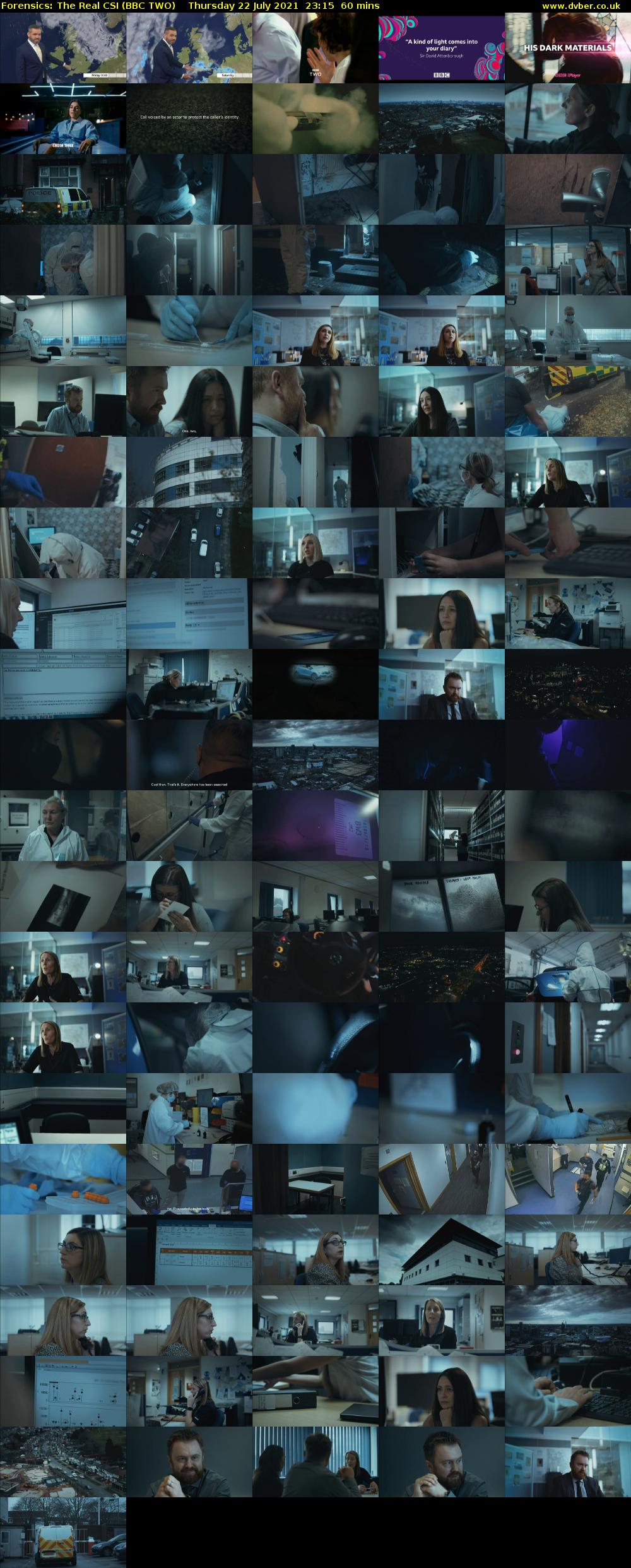 Forensics: The Real CSI (BBC TWO) Thursday 22 July 2021 23:15 - 00:15