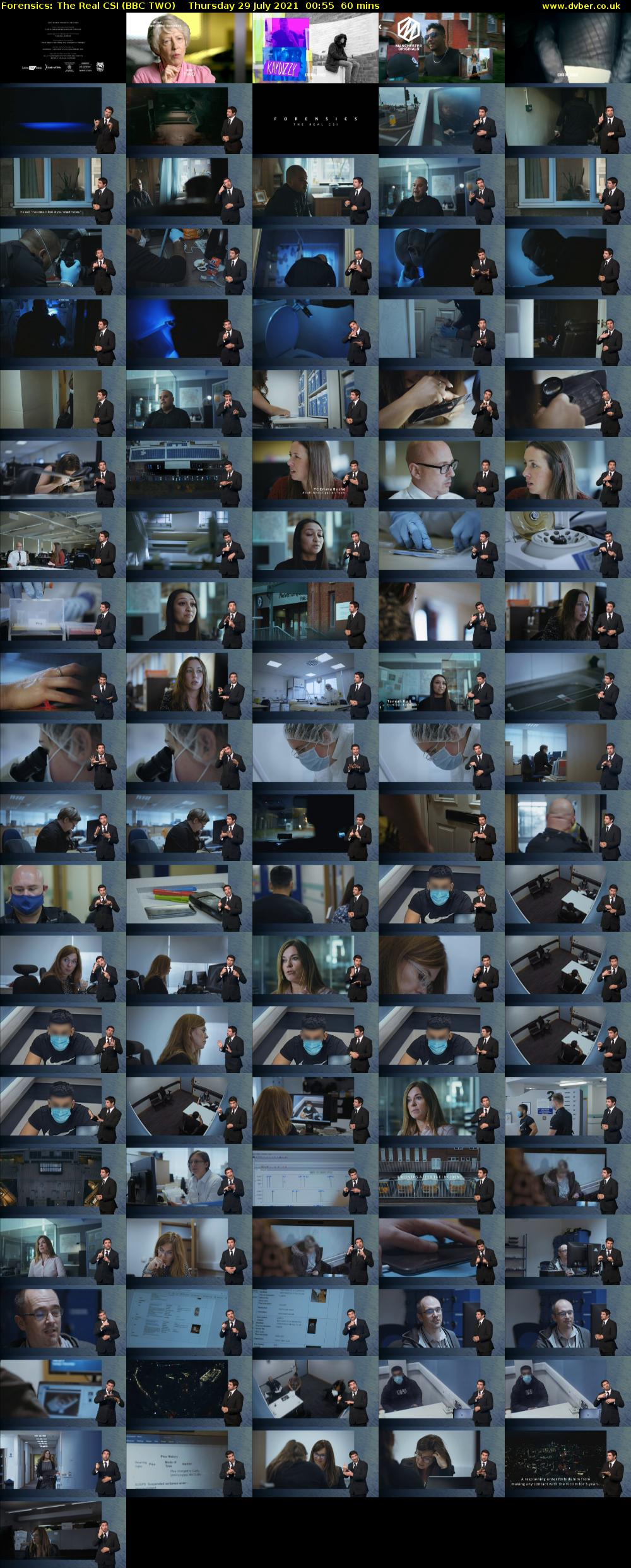 Forensics: The Real CSI (BBC TWO) Thursday 29 July 2021 00:55 - 01:55