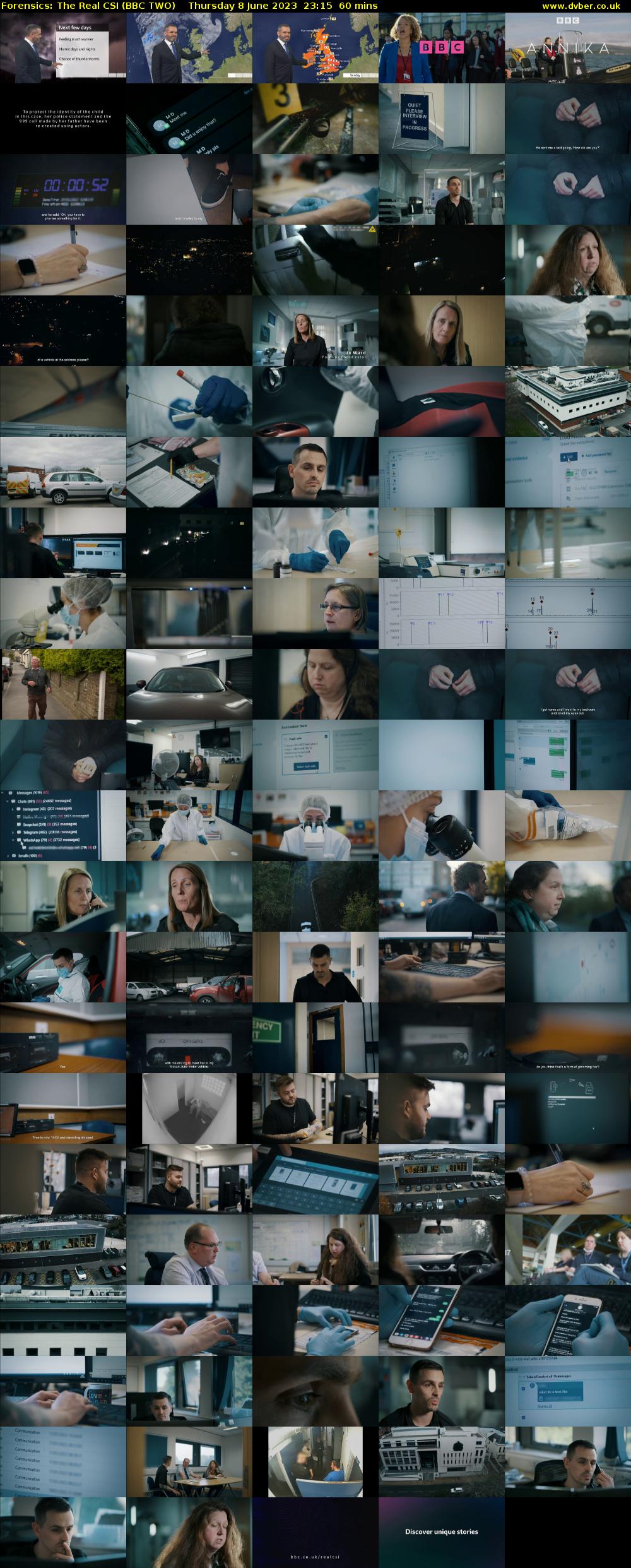 Forensics: The Real CSI (BBC TWO) Thursday 8 June 2023 23:15 - 00:15