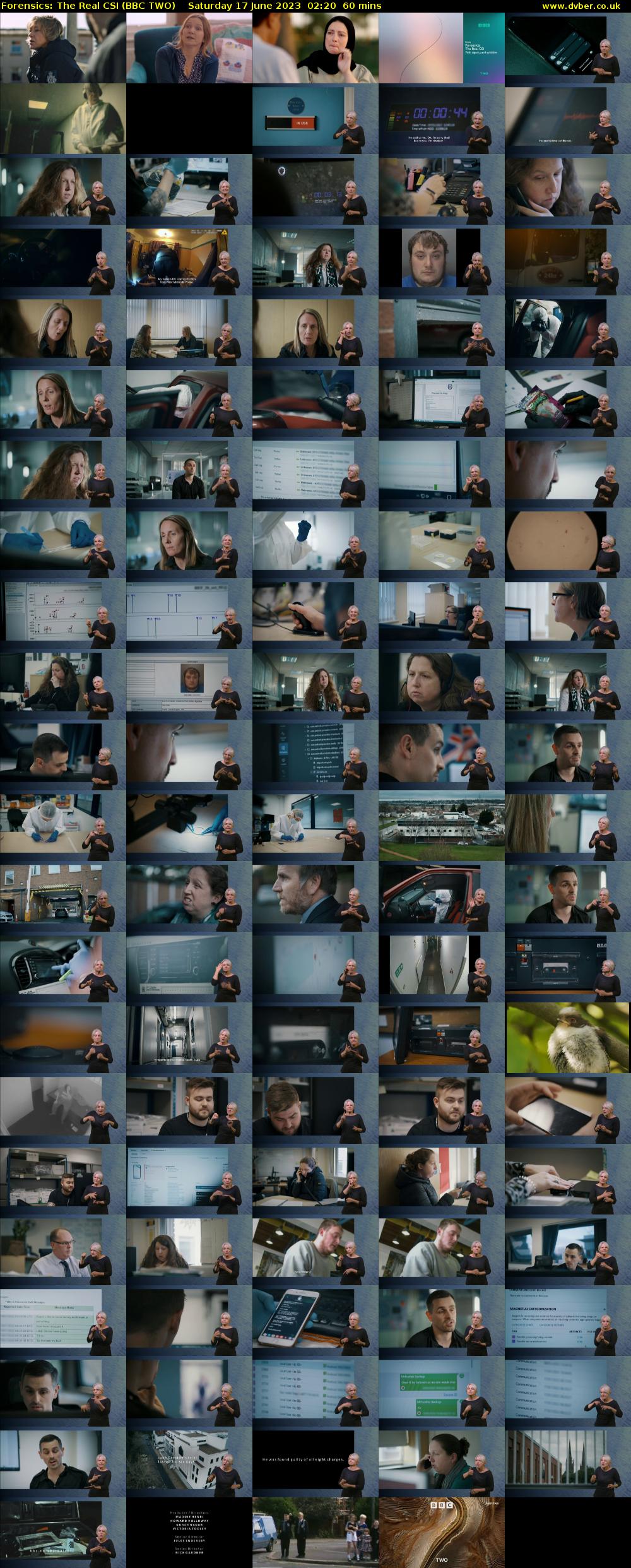 Forensics: The Real CSI (BBC TWO) Saturday 17 June 2023 02:20 - 03:20
