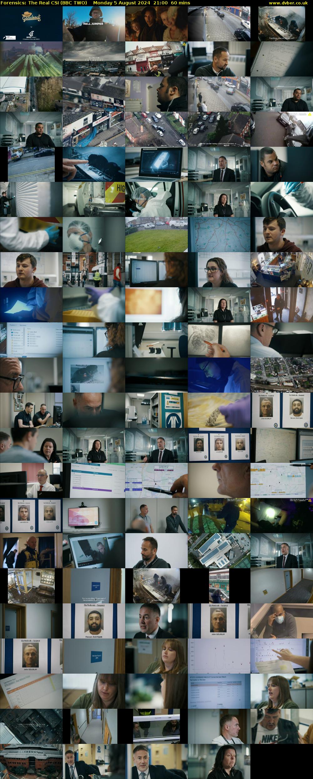 Forensics: The Real CSI (BBC TWO) Monday 5 August 2024 21:00 - 22:00