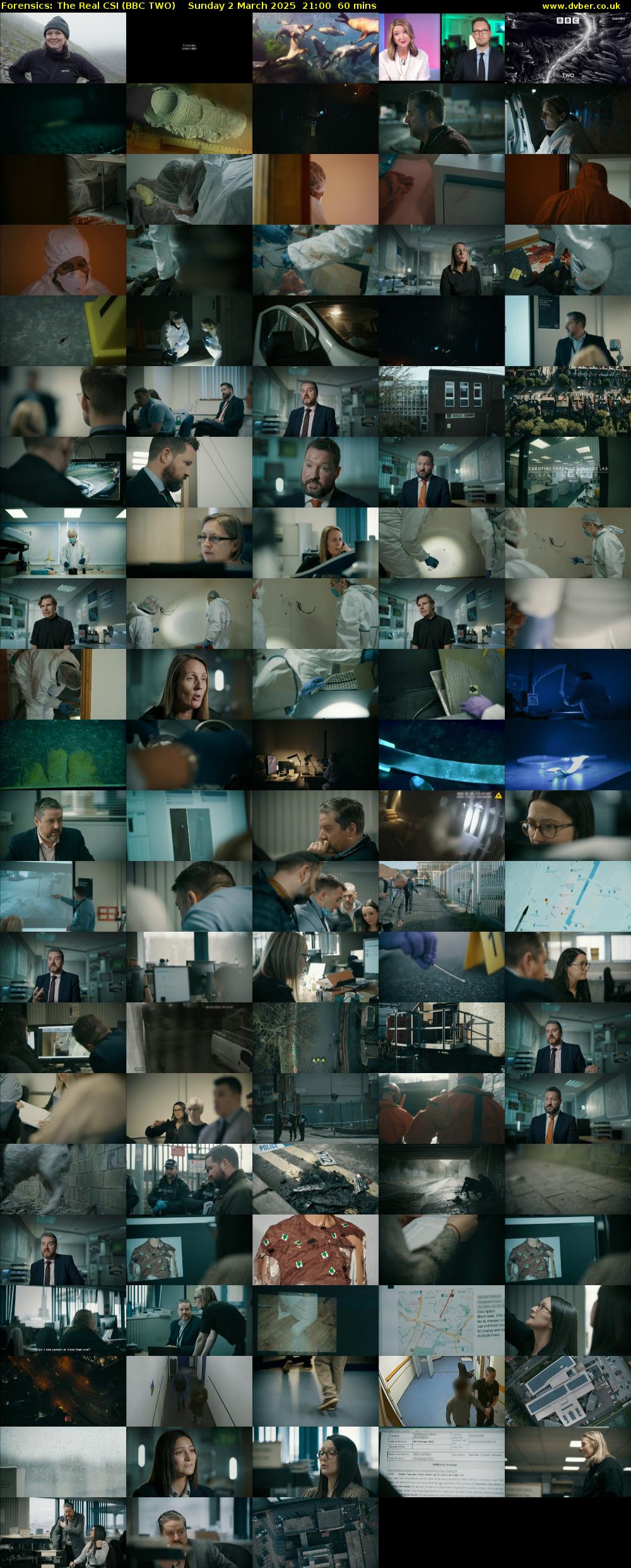 Forensics: The Real CSI (BBC TWO) Sunday 2 March 2025 21:00 - 22:00