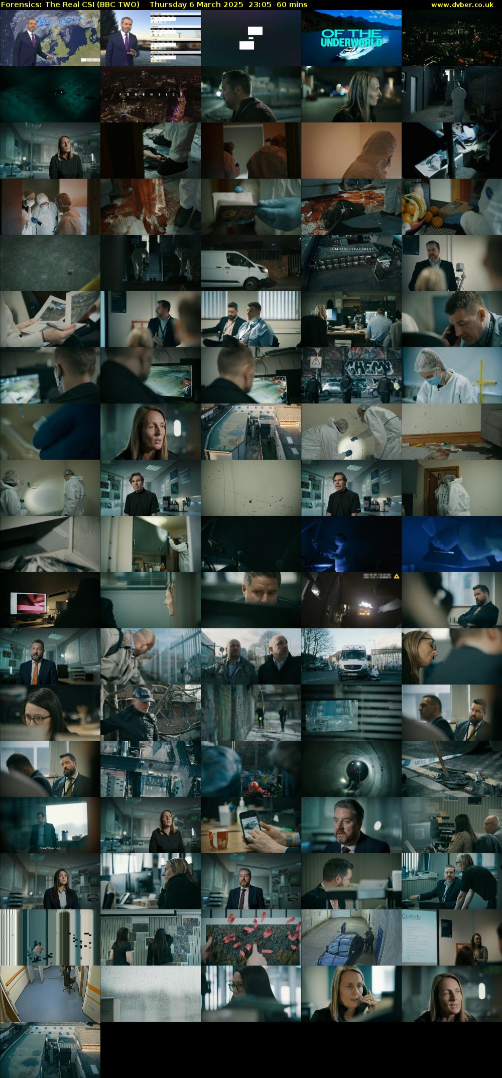 Forensics: The Real CSI (BBC TWO) Thursday 6 March 2025 23:05 - 00:05