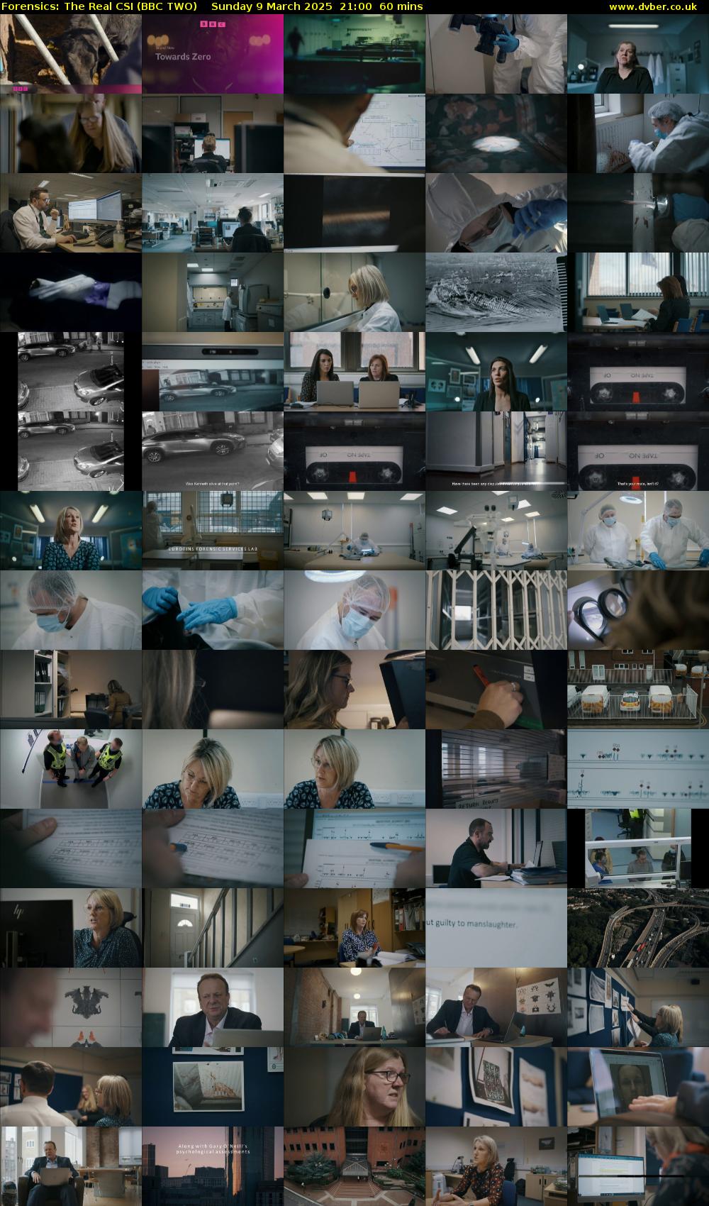 Forensics: The Real CSI (BBC TWO) Sunday 9 March 2025 21:00 - 22:00