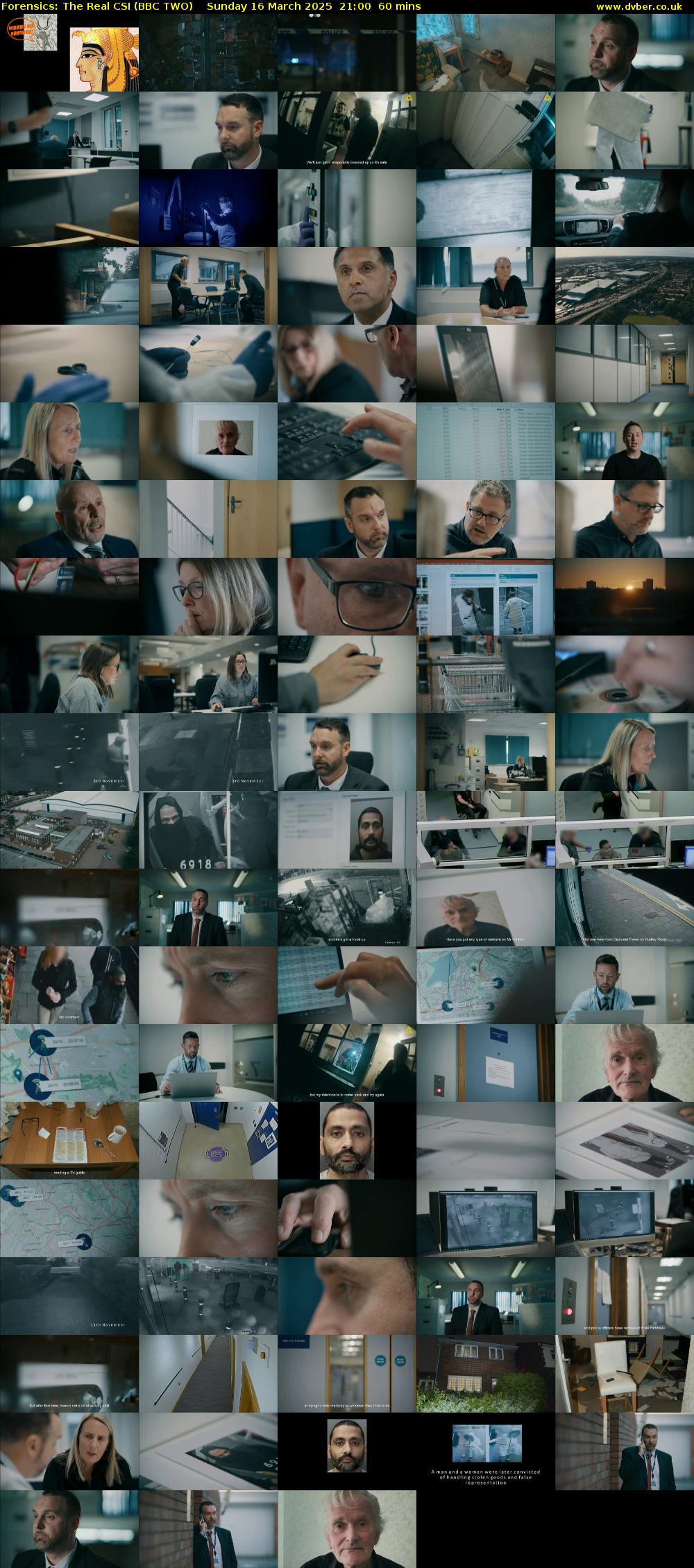 Forensics: The Real CSI (BBC TWO) Sunday 16 March 2025 21:00 - 22:00