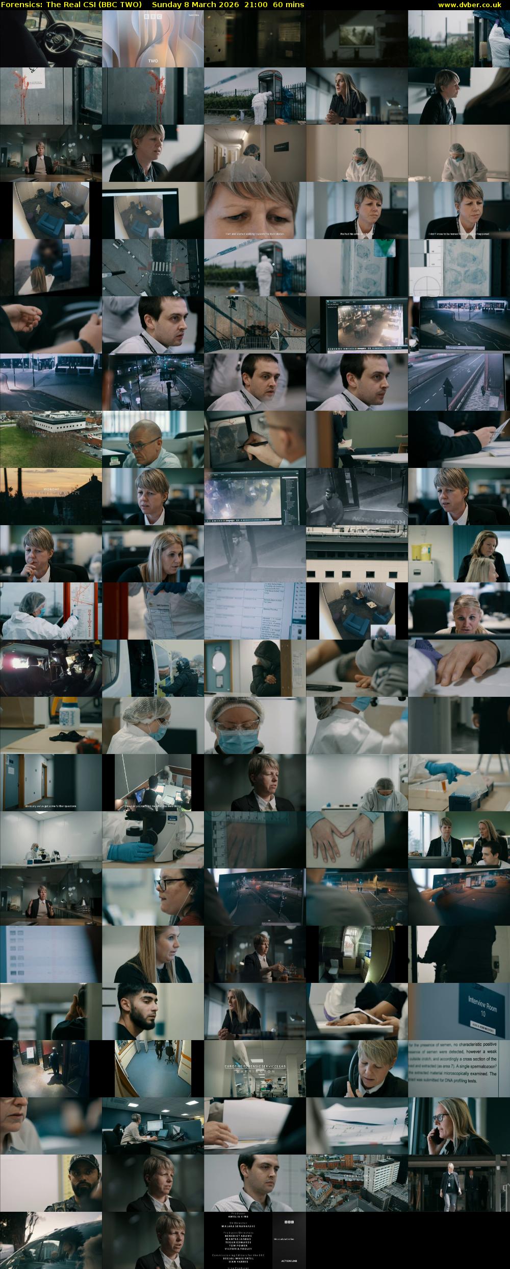Forensics: The Real CSI (BBC TWO) Sunday 8 March 2026 21:00 - 22:00