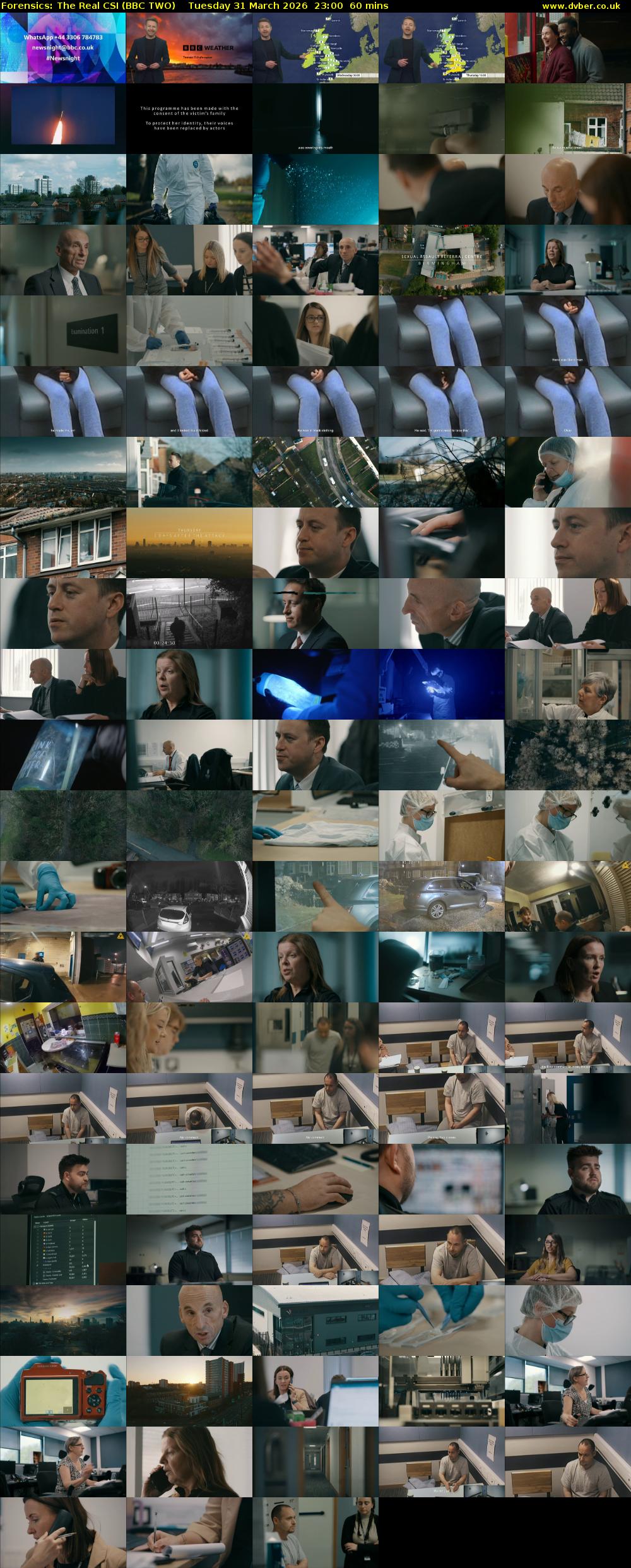 Forensics: The Real CSI (BBC TWO) Tuesday 31 March 2026 23:00 - 00:00