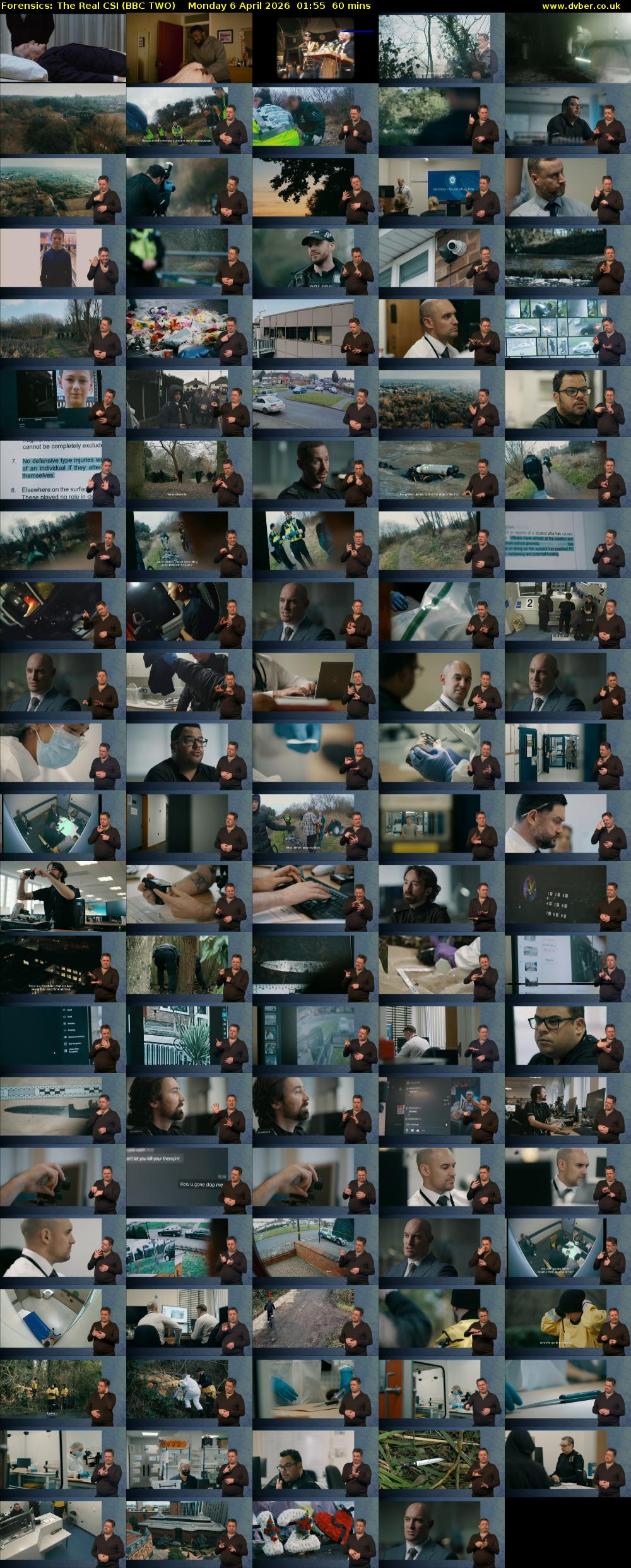Forensics: The Real CSI (BBC TWO) Monday 6 April 2026 01:55 - 02:55