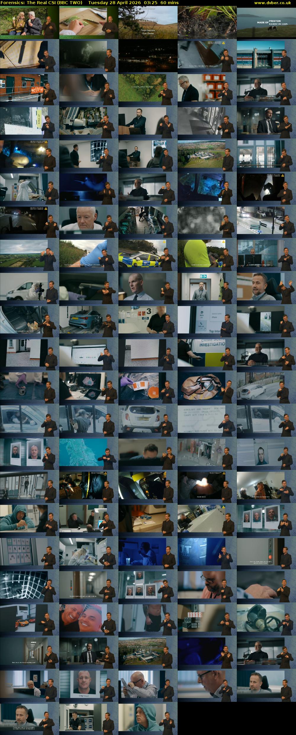 Forensics: The Real CSI (BBC TWO) Tuesday 28 April 2026 03:25 - 04:25