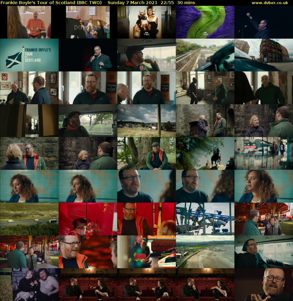 Frankie Boyle's Tour of Scotland (BBC TWO) Sunday 7 March 2021 22:55 - 23:25