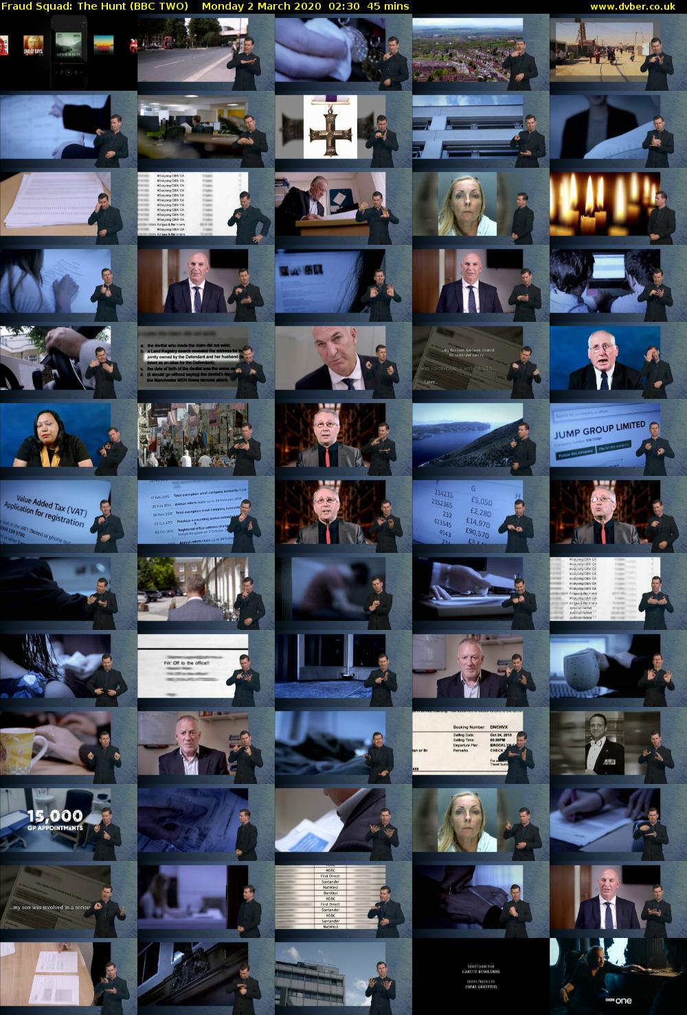Fraud Squad: The Hunt (BBC TWO) Monday 2 March 2020 02:30 - 03:15