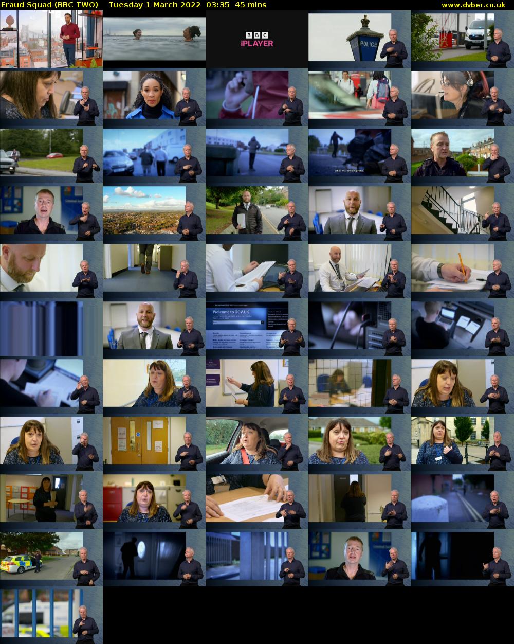 Fraud Squad (BBC TWO) Tuesday 1 March 2022 03:35 - 04:20
