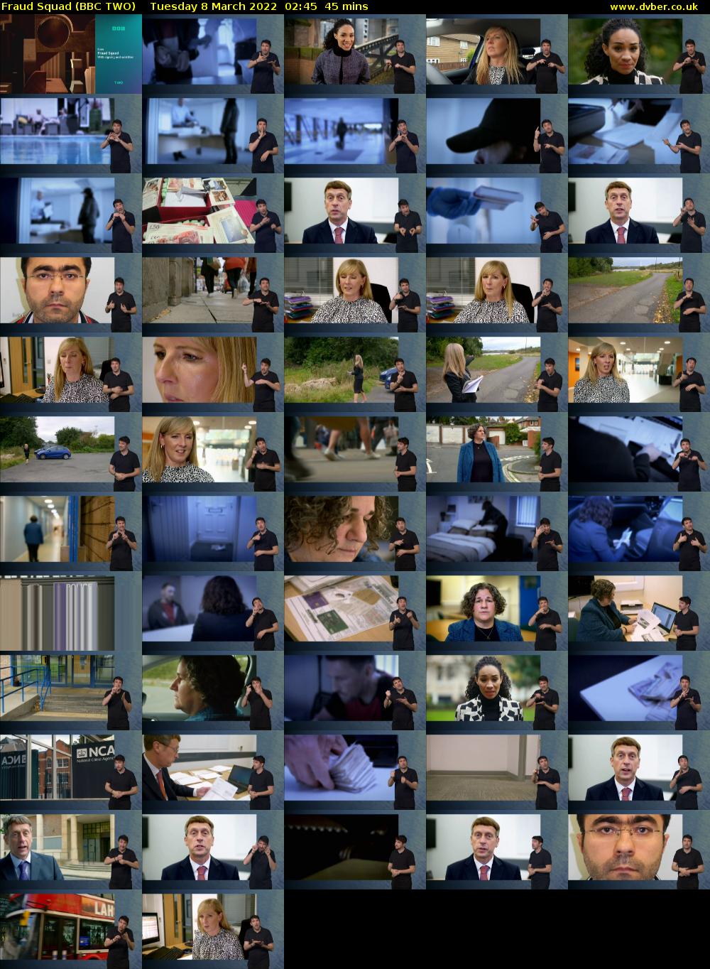 Fraud Squad (BBC TWO) Tuesday 8 March 2022 02:45 - 03:30
