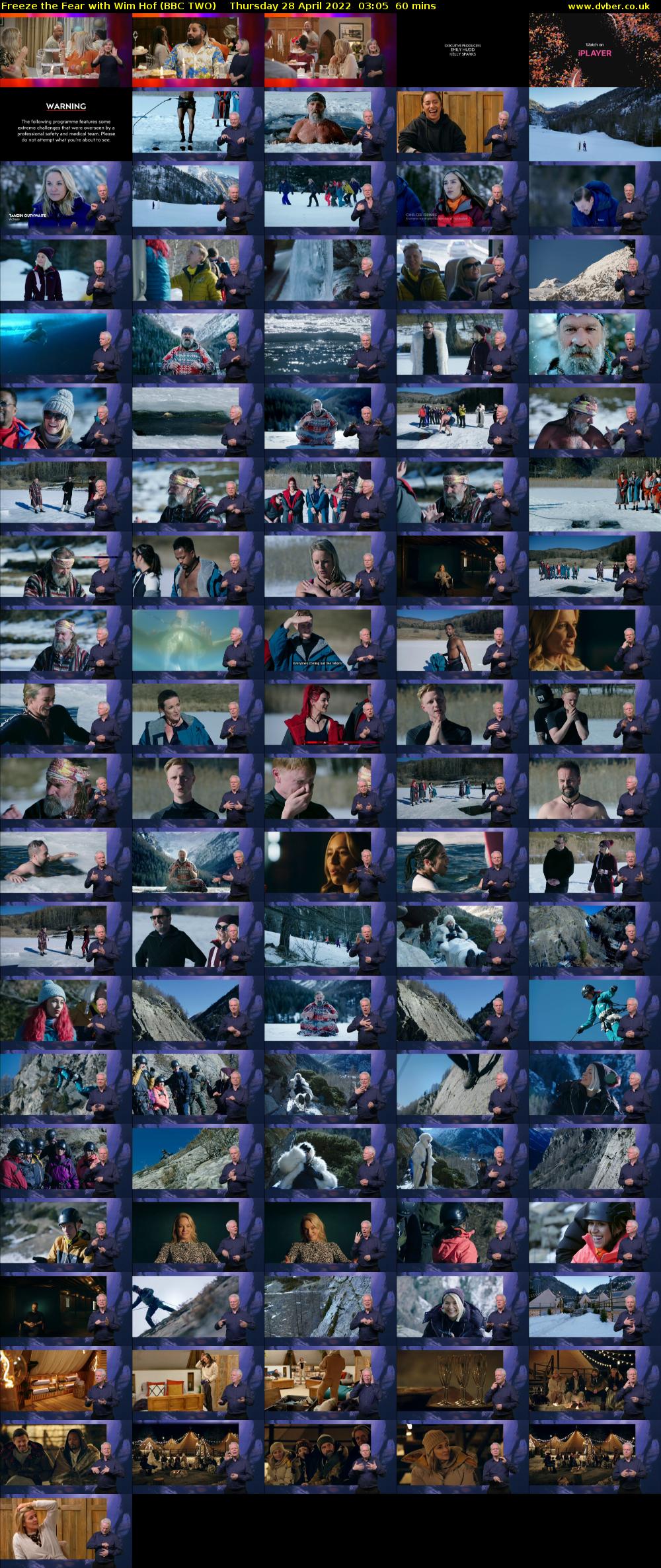 Freeze the Fear with Wim Hof (BBC TWO) Thursday 28 April 2022 03:05 - 04:05