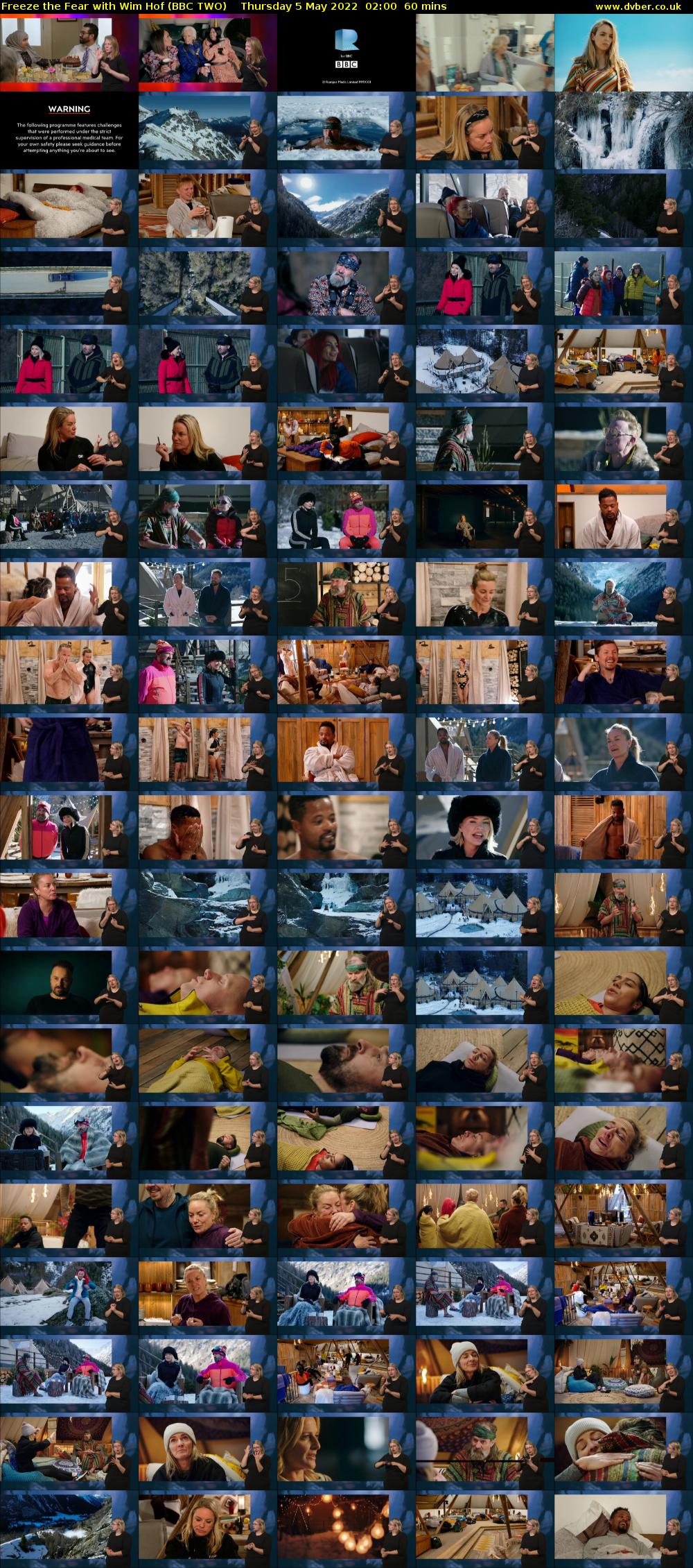 Freeze the Fear with Wim Hof (BBC TWO) Thursday 5 May 2022 02:00 - 03:00