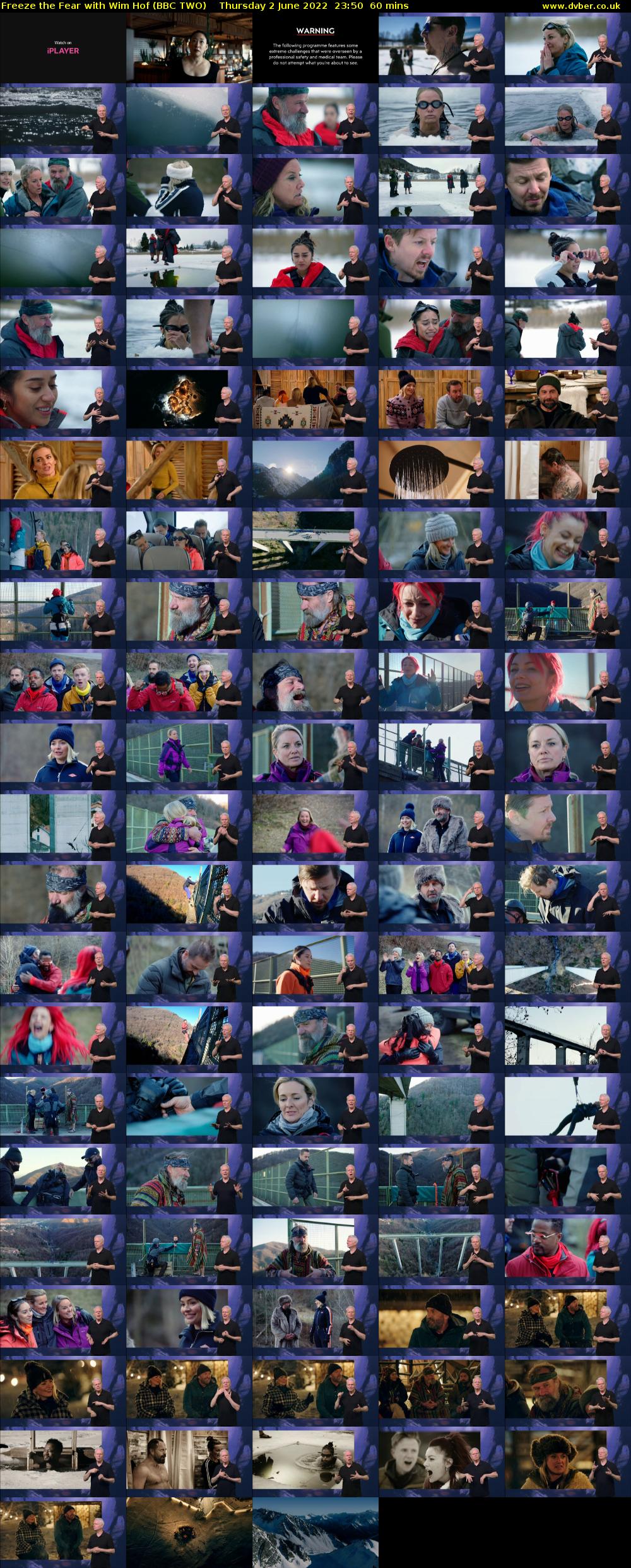 Freeze the Fear with Wim Hof (BBC TWO) Thursday 2 June 2022 23:50 - 00:50
