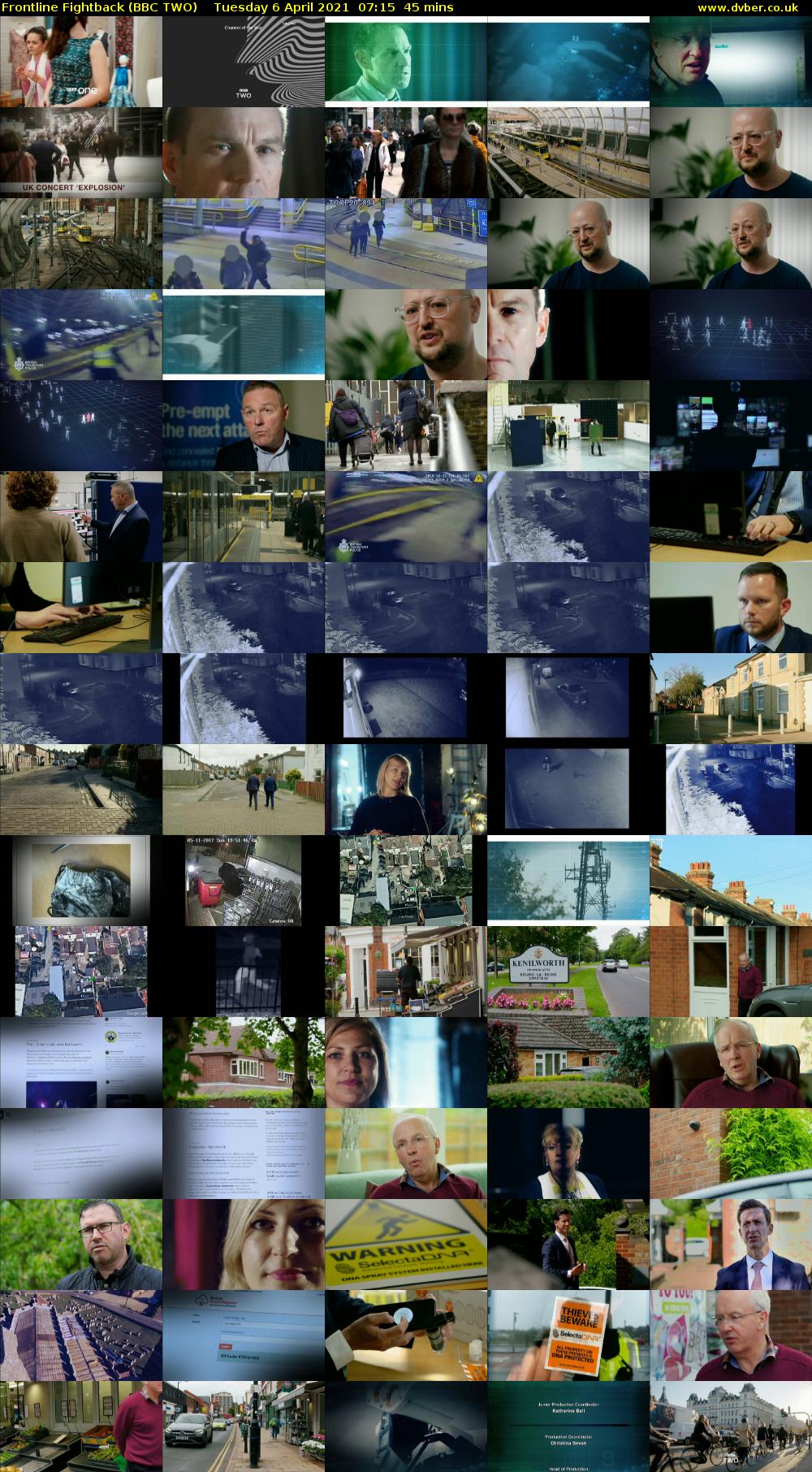 Frontline Fightback (BBC TWO) Tuesday 6 April 2021 07:15 - 08:00