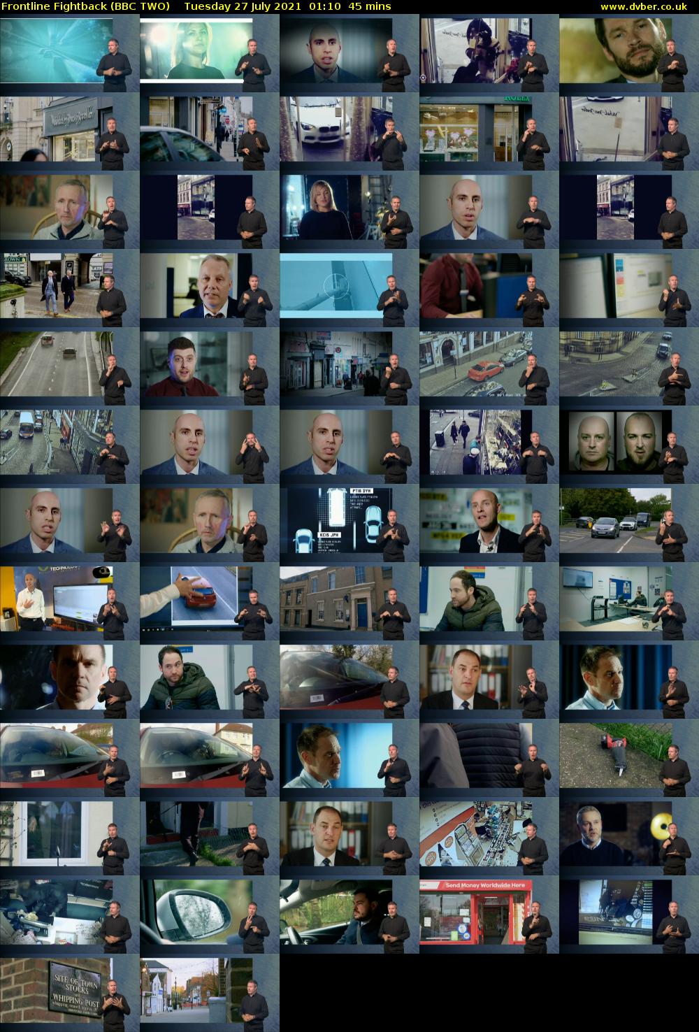 Frontline Fightback (BBC TWO) Tuesday 27 July 2021 01:10 - 01:55