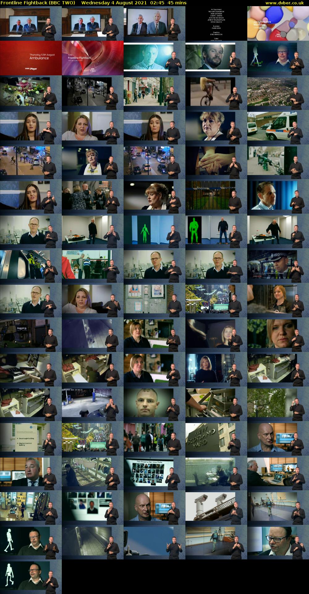 Frontline Fightback (BBC TWO) Wednesday 4 August 2021 02:45 - 03:30