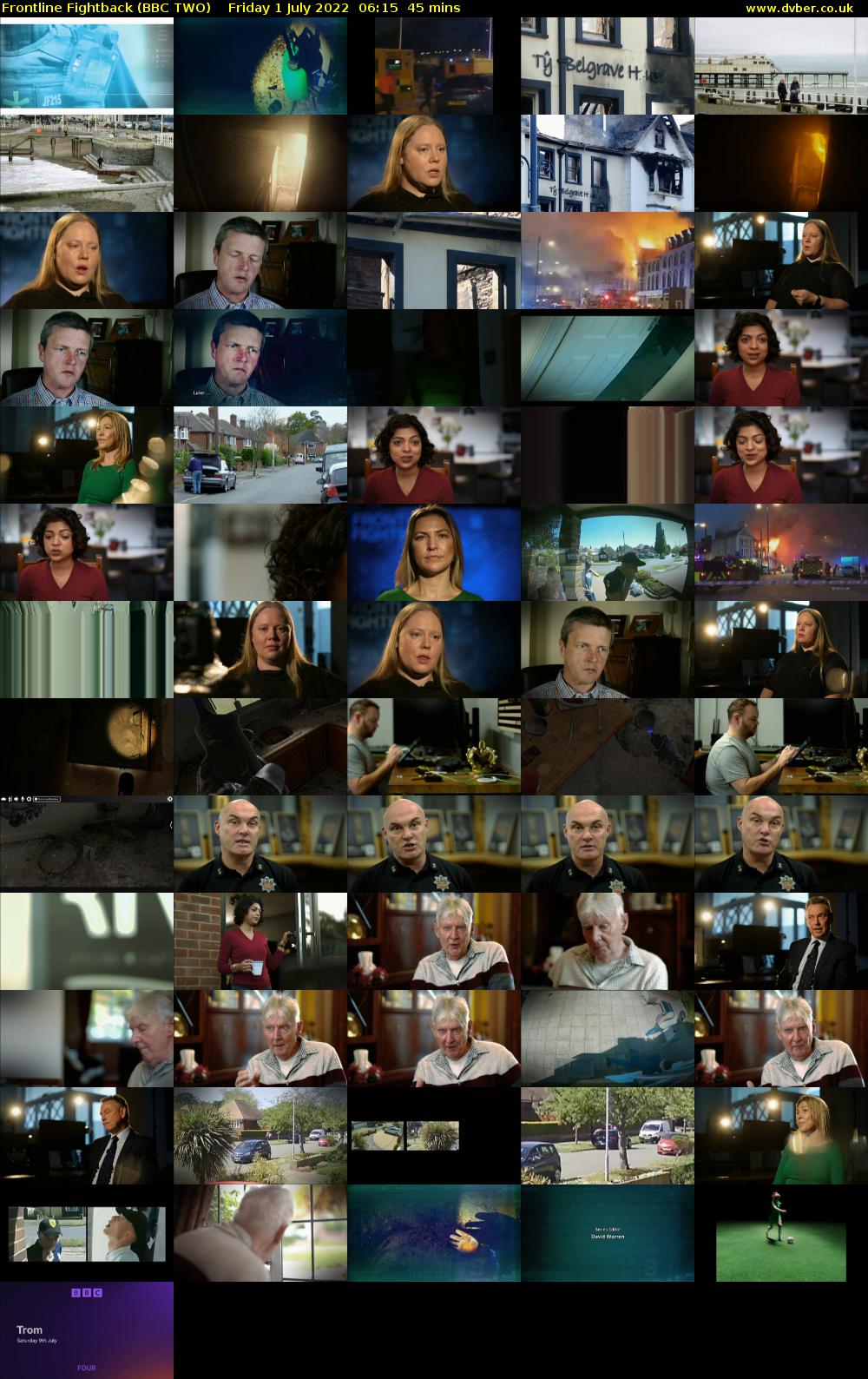 Frontline Fightback (BBC TWO) Friday 1 July 2022 06:15 - 07:00