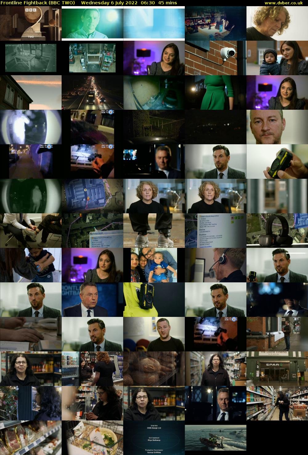 Frontline Fightback (BBC TWO) Wednesday 6 July 2022 06:30 - 07:15