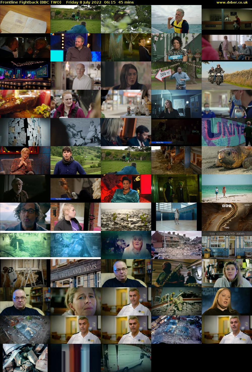 Frontline Fightback (BBC TWO) Friday 8 July 2022 06:15 - 07:00