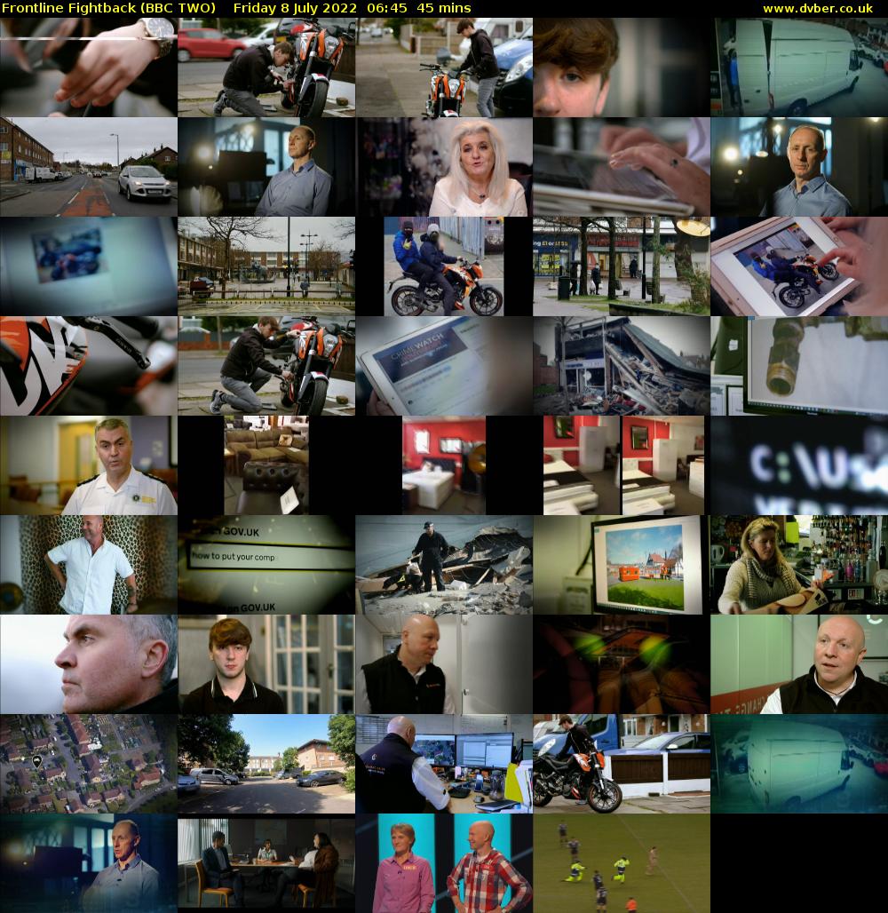 Frontline Fightback (BBC TWO) Friday 8 July 2022 06:45 - 07:30