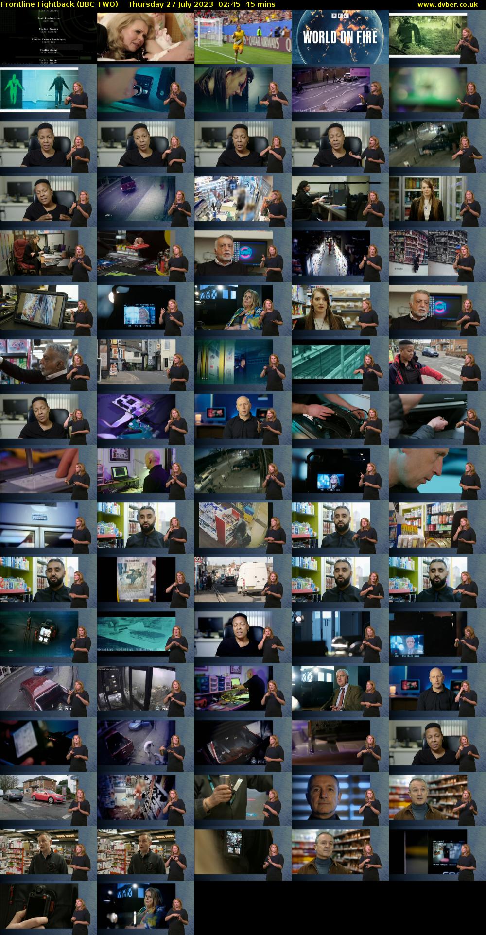 Frontline Fightback (BBC TWO) Thursday 27 July 2023 02:45 - 03:30