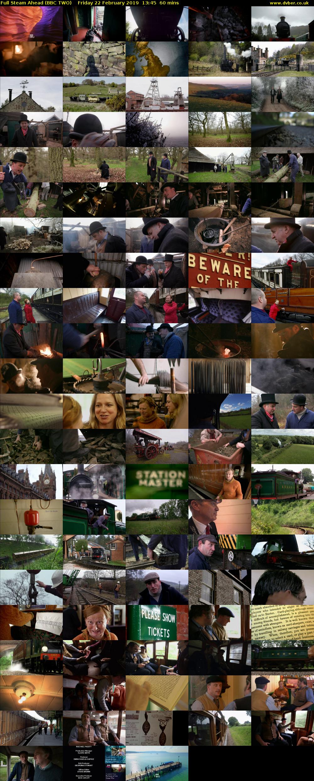 Full Steam Ahead (BBC TWO) Friday 22 February 2019 13:45 - 14:45