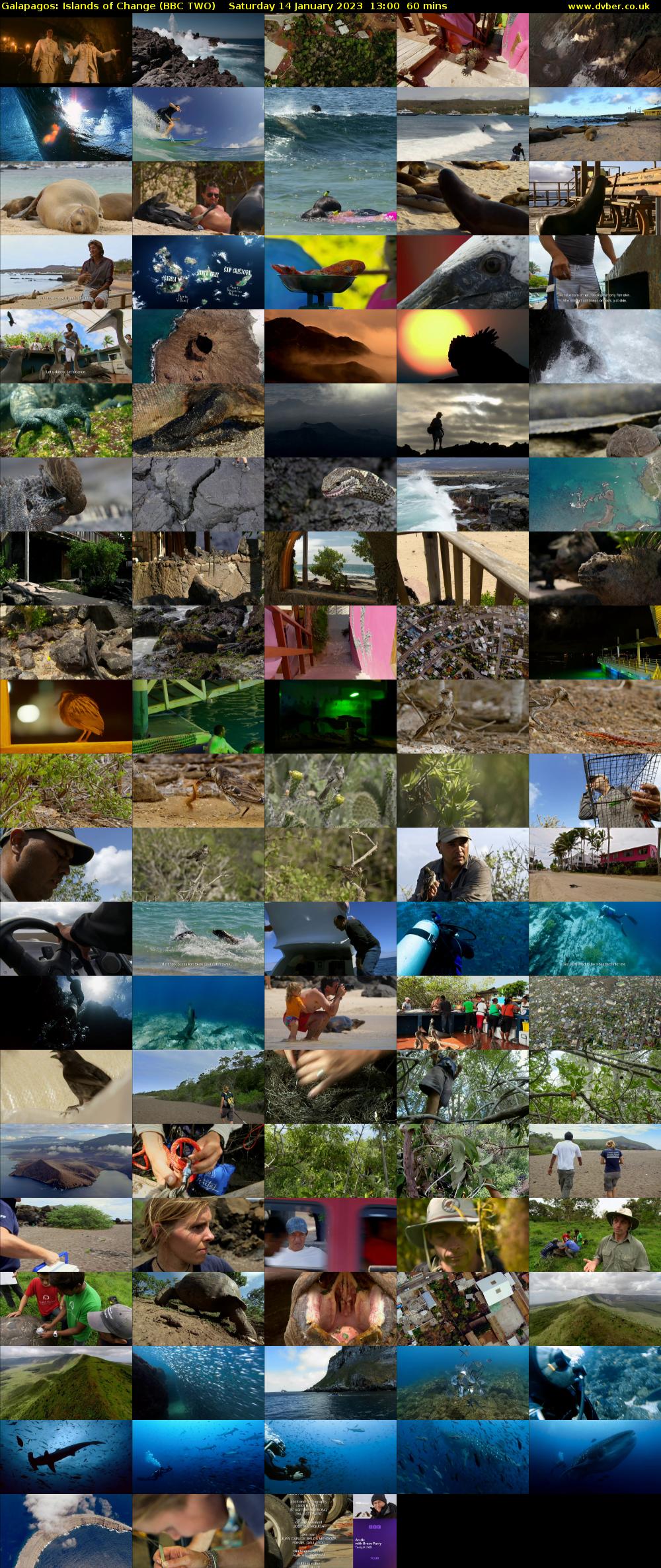 Galapagos: Islands of Change (BBC TWO) Saturday 14 January 2023 13:00 - 14:00