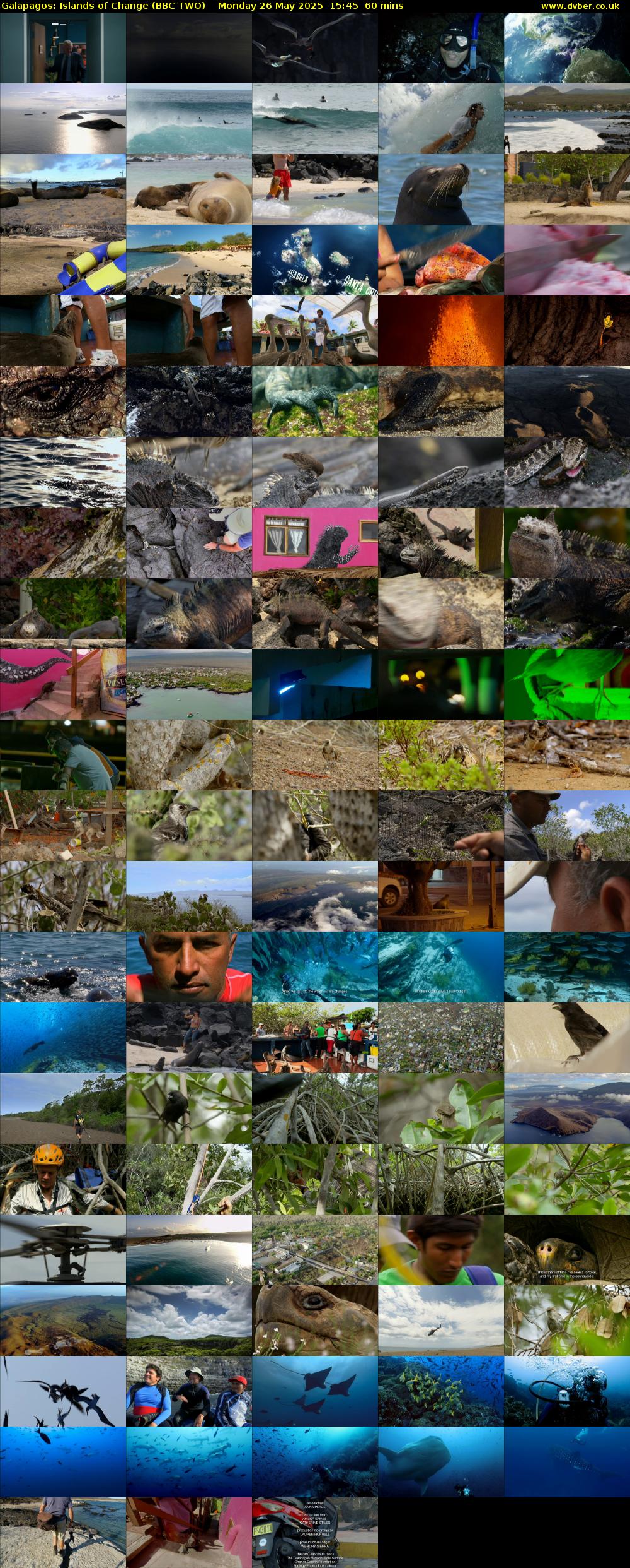 Galapagos: Islands of Change (BBC TWO) Monday 26 May 2025 15:45 - 16:45