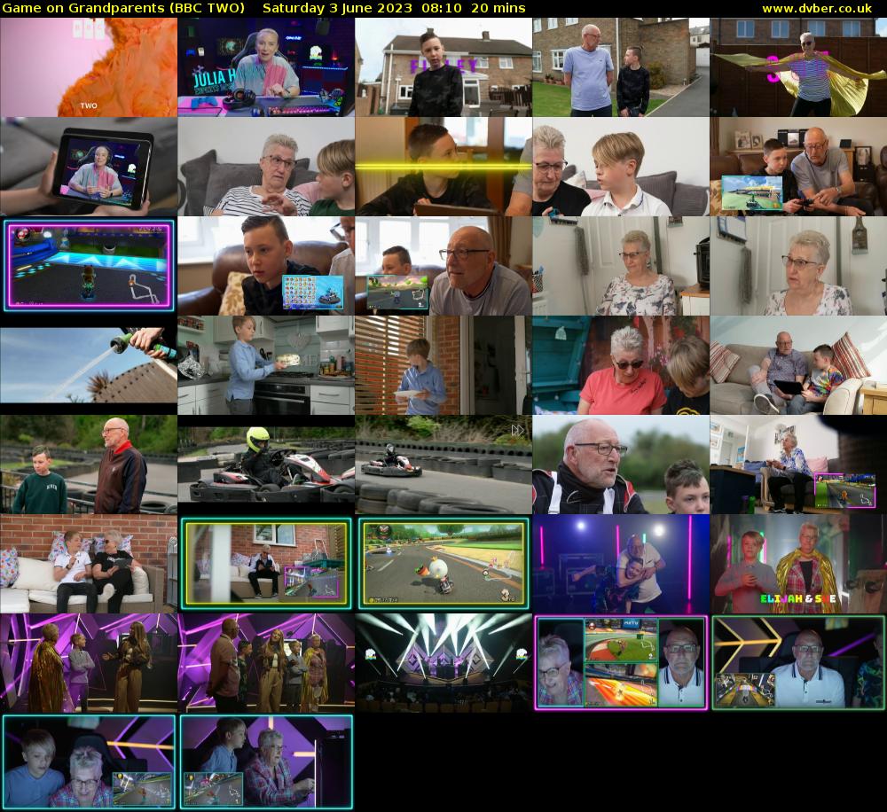 Game on Grandparents (BBC TWO) Saturday 3 June 2023 08:10 - 08:30