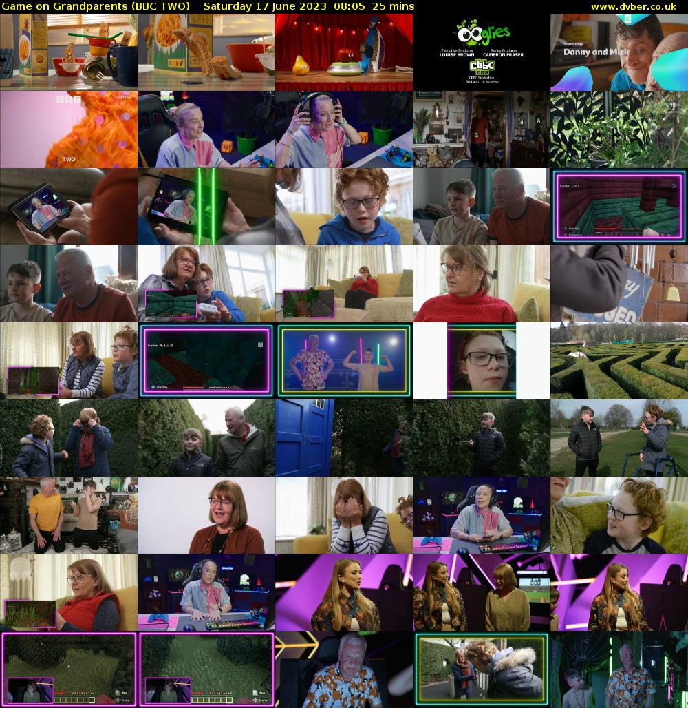Game on Grandparents (BBC TWO) Saturday 17 June 2023 08:05 - 08:30