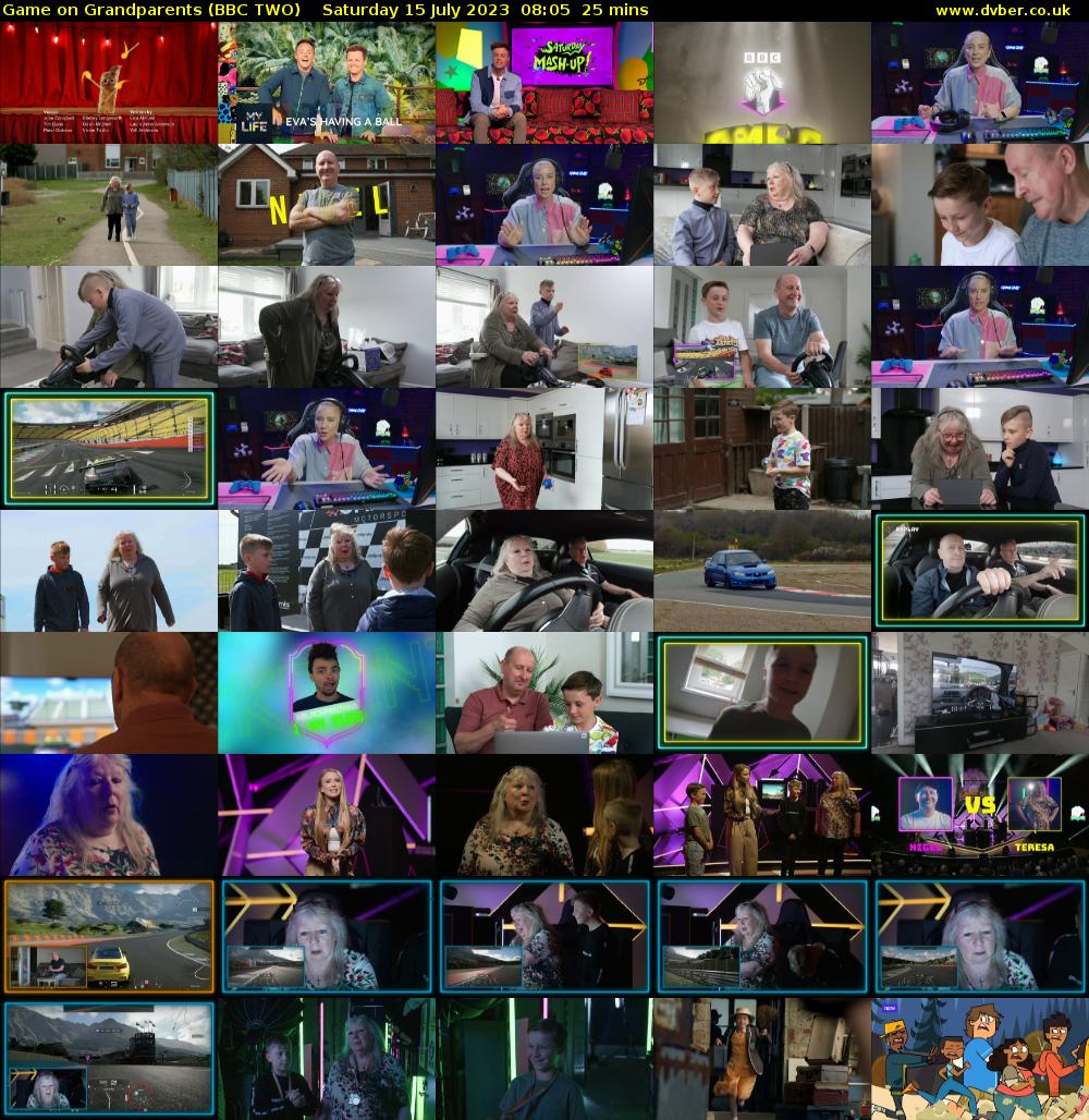 Game on Grandparents (BBC TWO) Saturday 15 July 2023 08:05 - 08:30