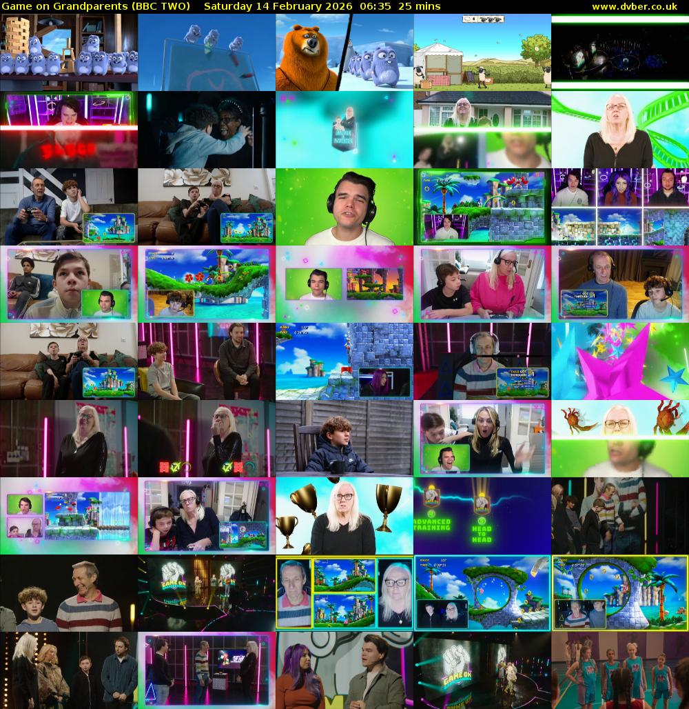 Game on Grandparents (BBC TWO) Saturday 14 February 2026 06:35 - 07:00