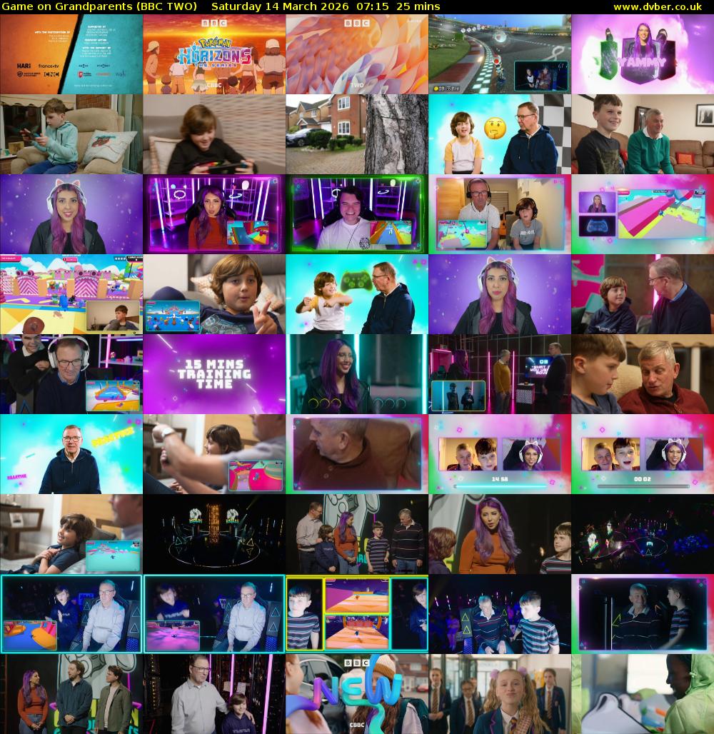 Game on Grandparents (BBC TWO) Saturday 14 March 2026 07:15 - 07:40