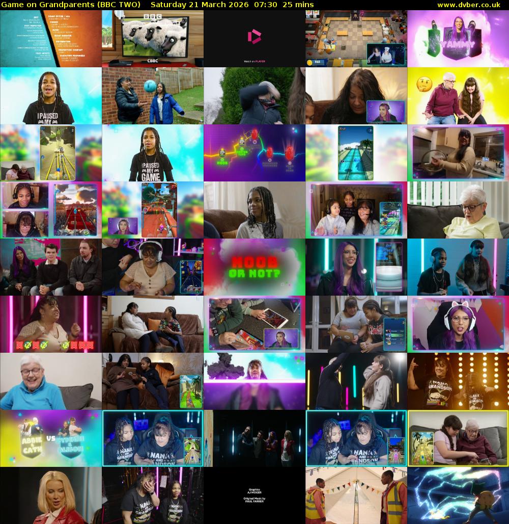 Game on Grandparents (BBC TWO) Saturday 21 March 2026 07:30 - 07:55