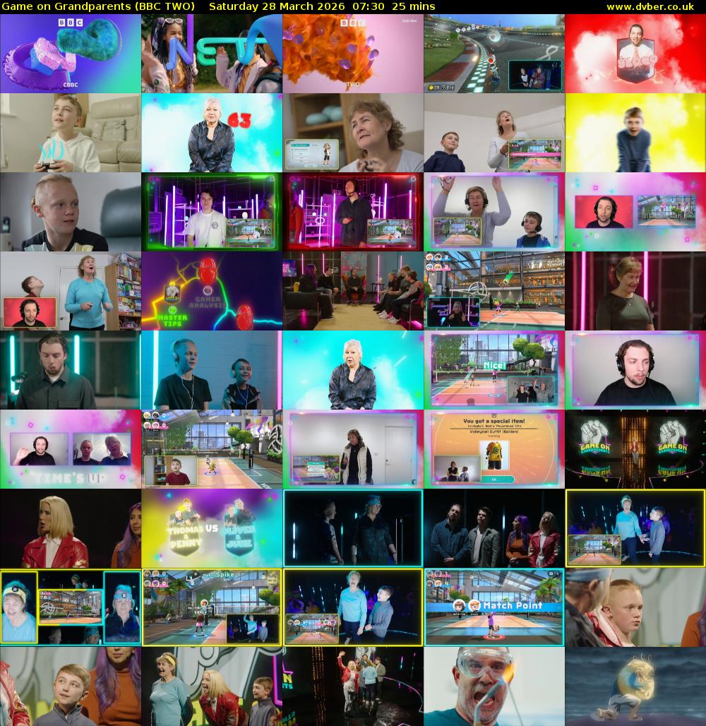 Game on Grandparents (BBC TWO) Saturday 28 March 2026 07:30 - 07:55