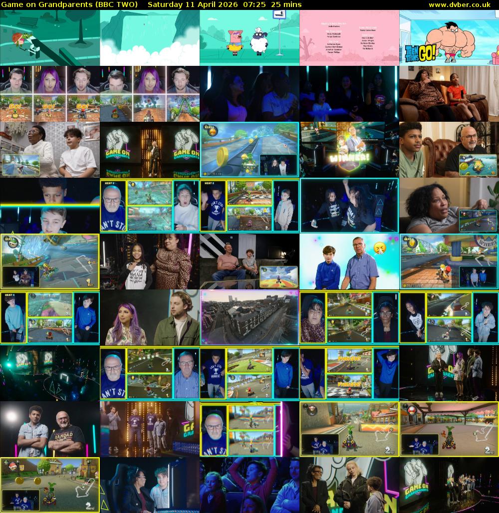 Game on Grandparents (BBC TWO) Saturday 11 April 2026 07:25 - 07:50