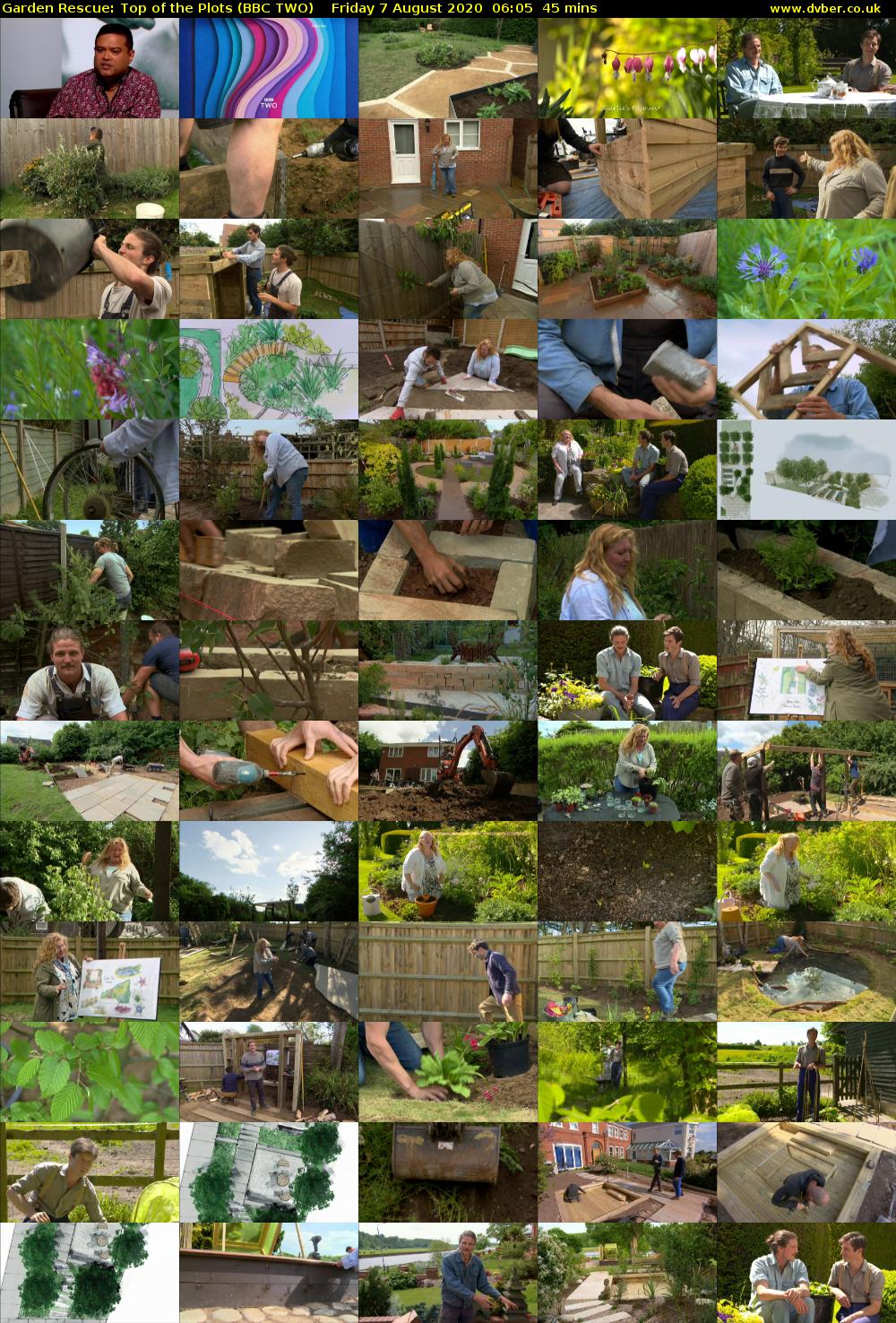 Garden Rescue: Top of the Plots (BBC TWO) Friday 7 August 2020 06:05 - 06:50