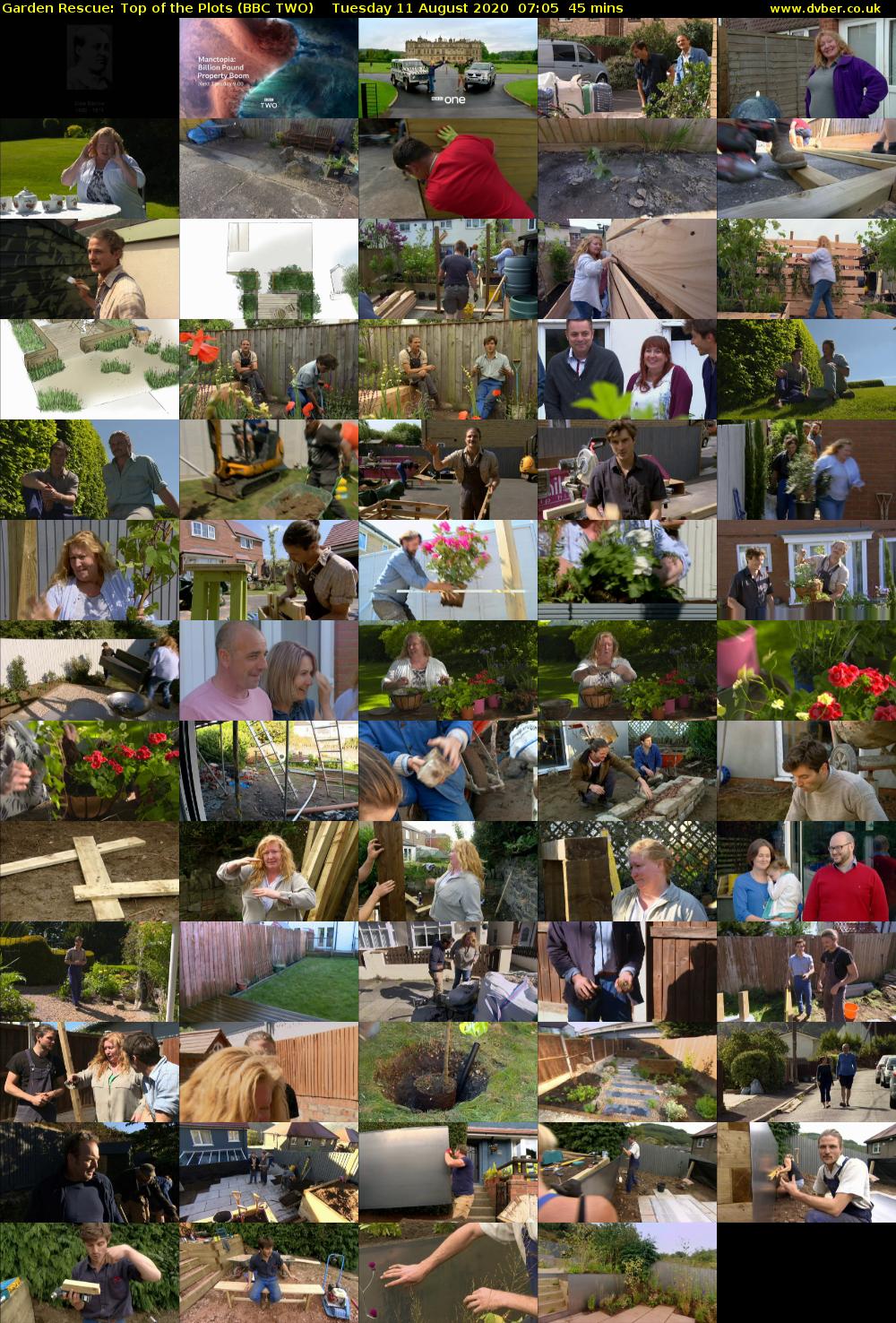 Garden Rescue: Top of the Plots (BBC TWO) Tuesday 11 August 2020 07:05 - 07:50