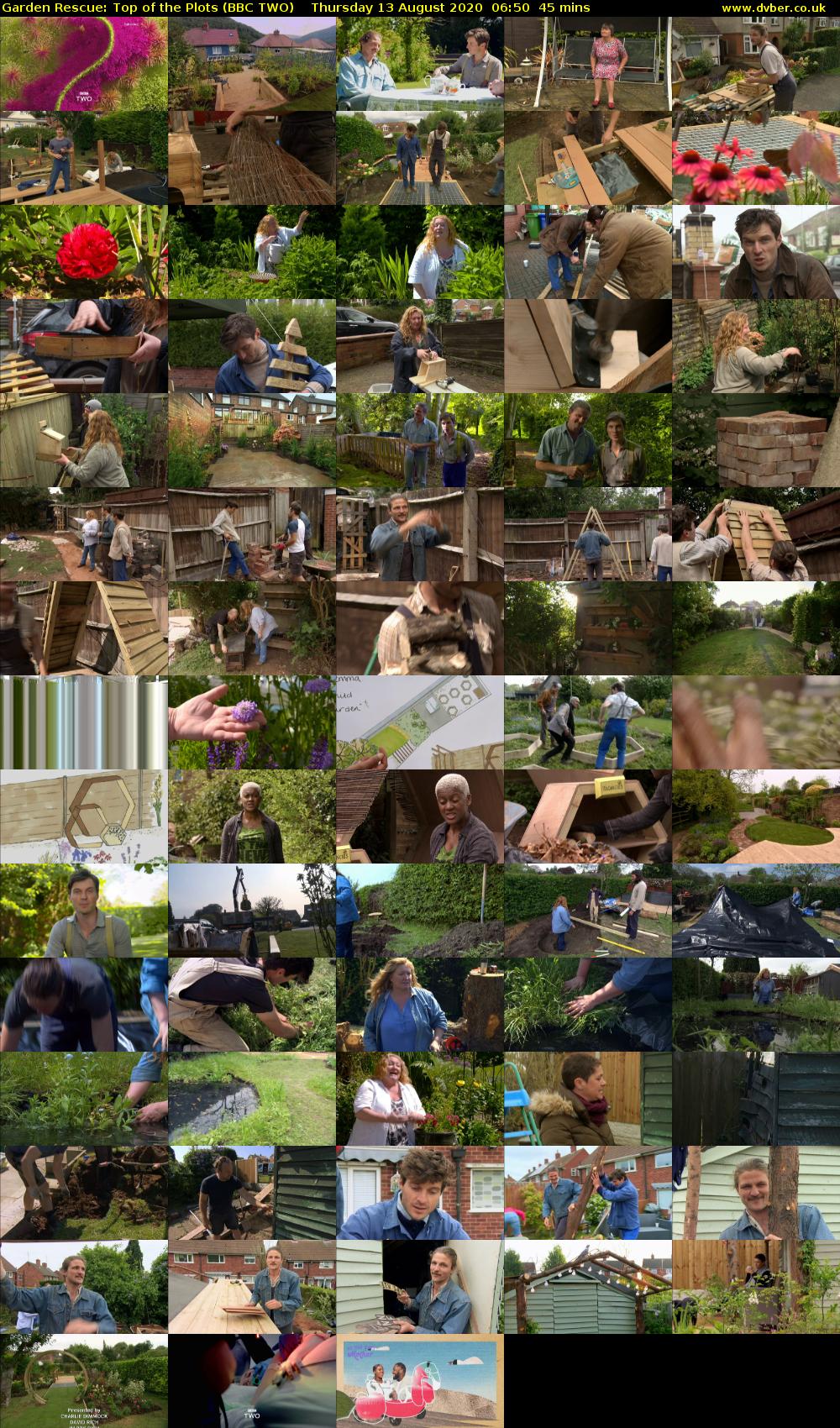 Garden Rescue: Top of the Plots (BBC TWO) Thursday 13 August 2020 06:50 - 07:35