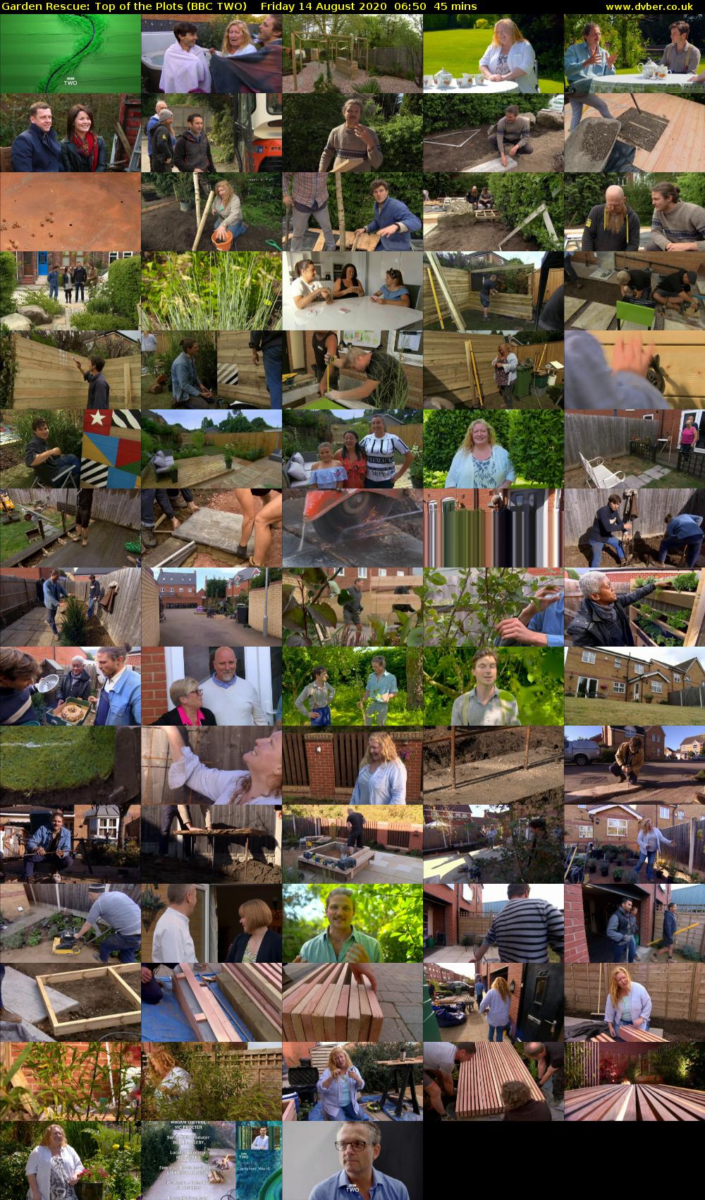 Garden Rescue: Top of the Plots (BBC TWO) Friday 14 August 2020 06:50 - 07:35