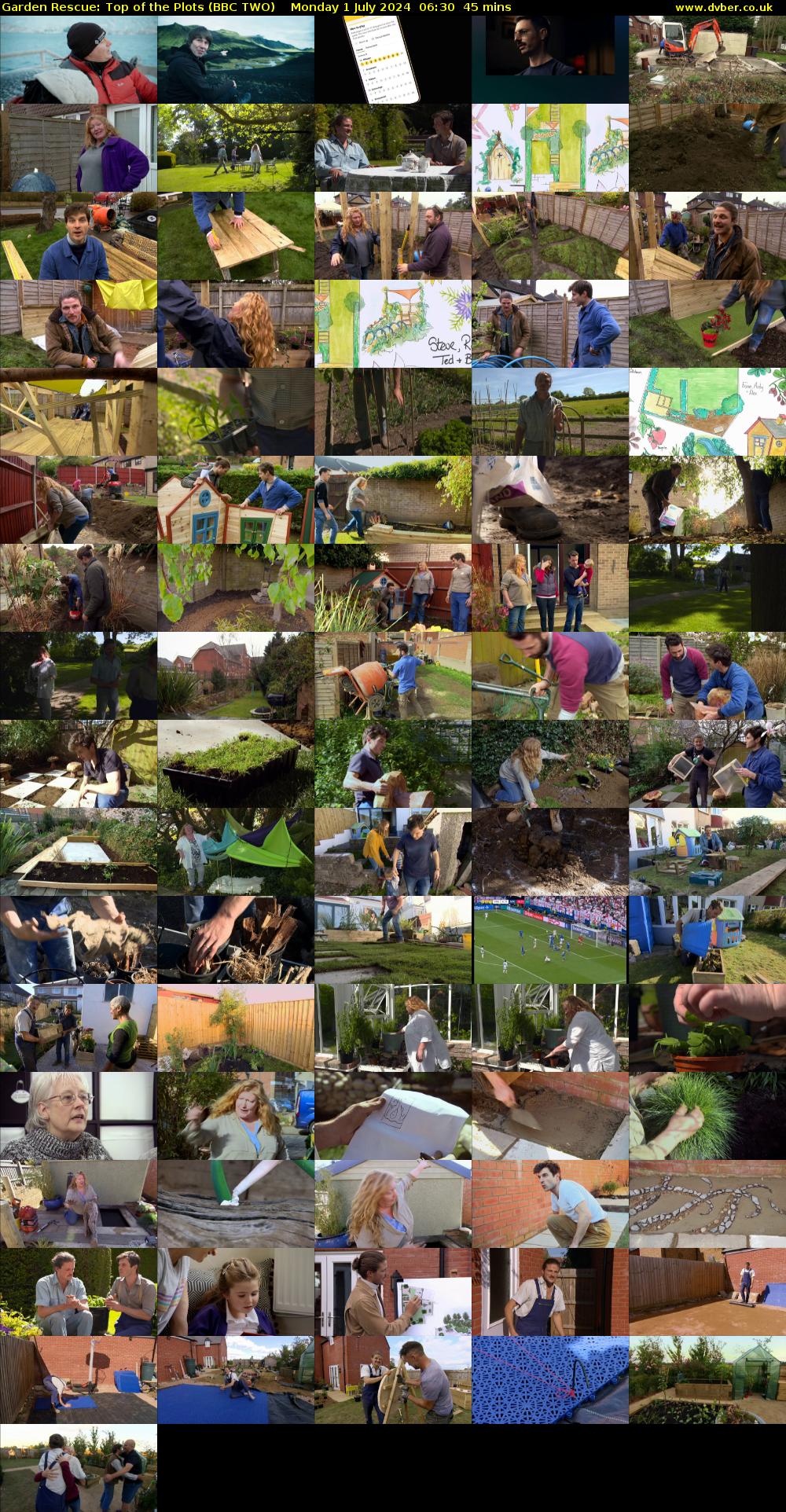 Garden Rescue: Top of the Plots (BBC TWO) Monday 1 July 2024 06:30 - 07:15
