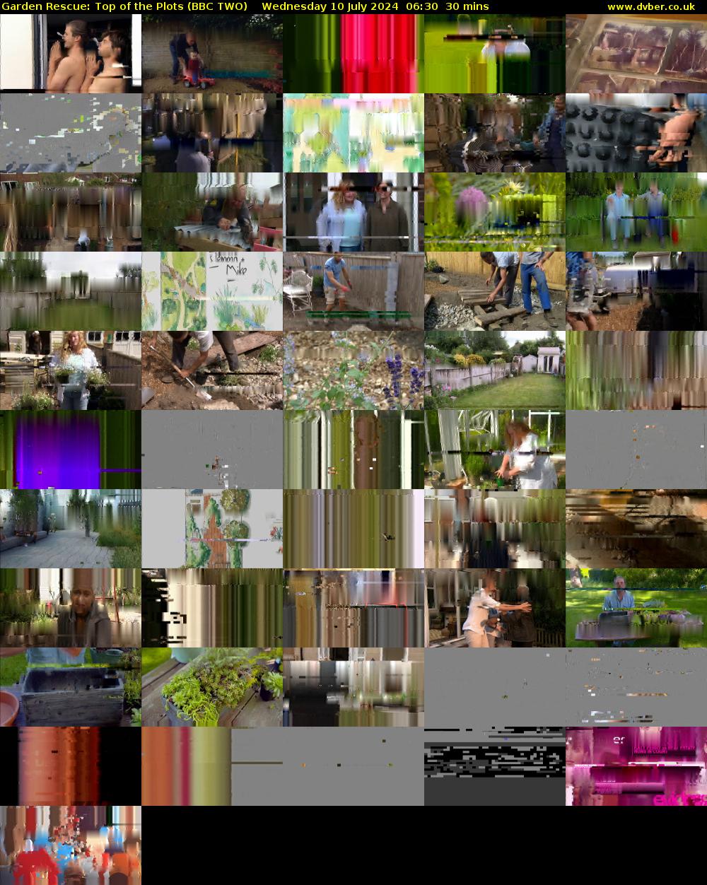 Garden Rescue: Top of the Plots (BBC TWO) Wednesday 10 July 2024 06:30 - 07:00