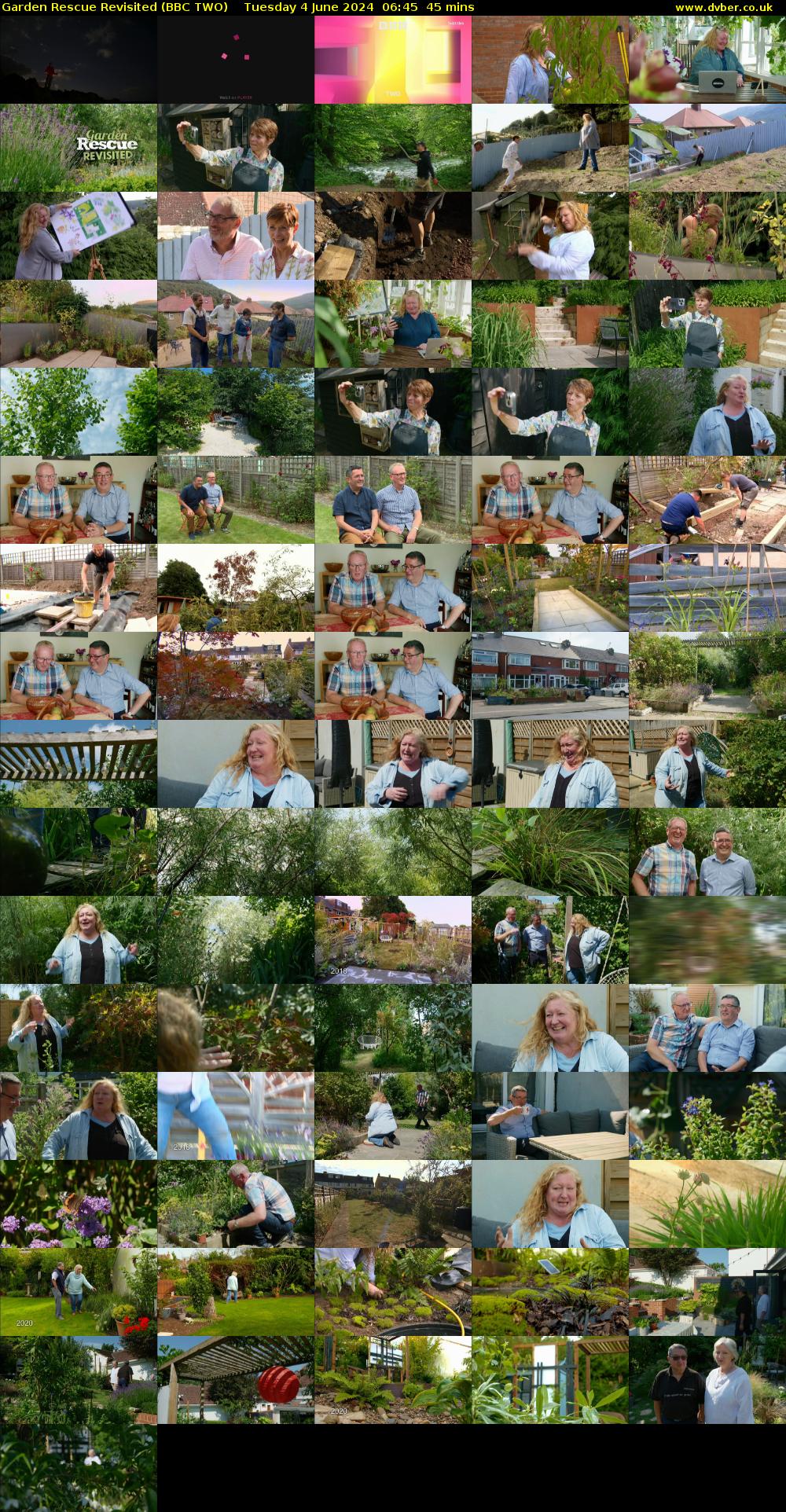 Garden Rescue Revisited (BBC TWO) Tuesday 4 June 2024 06:45 - 07:30