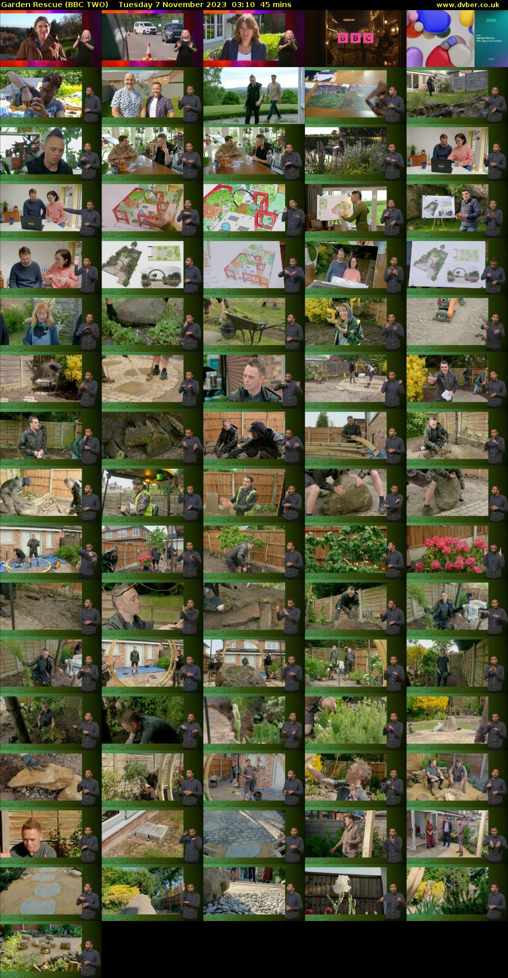 Garden Rescue (BBC TWO) Tuesday 7 November 2023 03:10 - 03:55