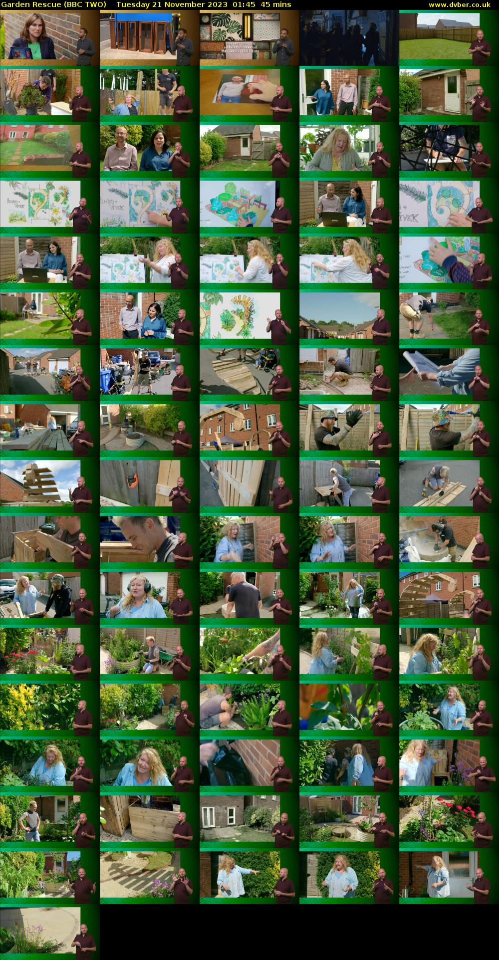 Garden Rescue (BBC TWO) Tuesday 21 November 2023 01:45 - 02:30
