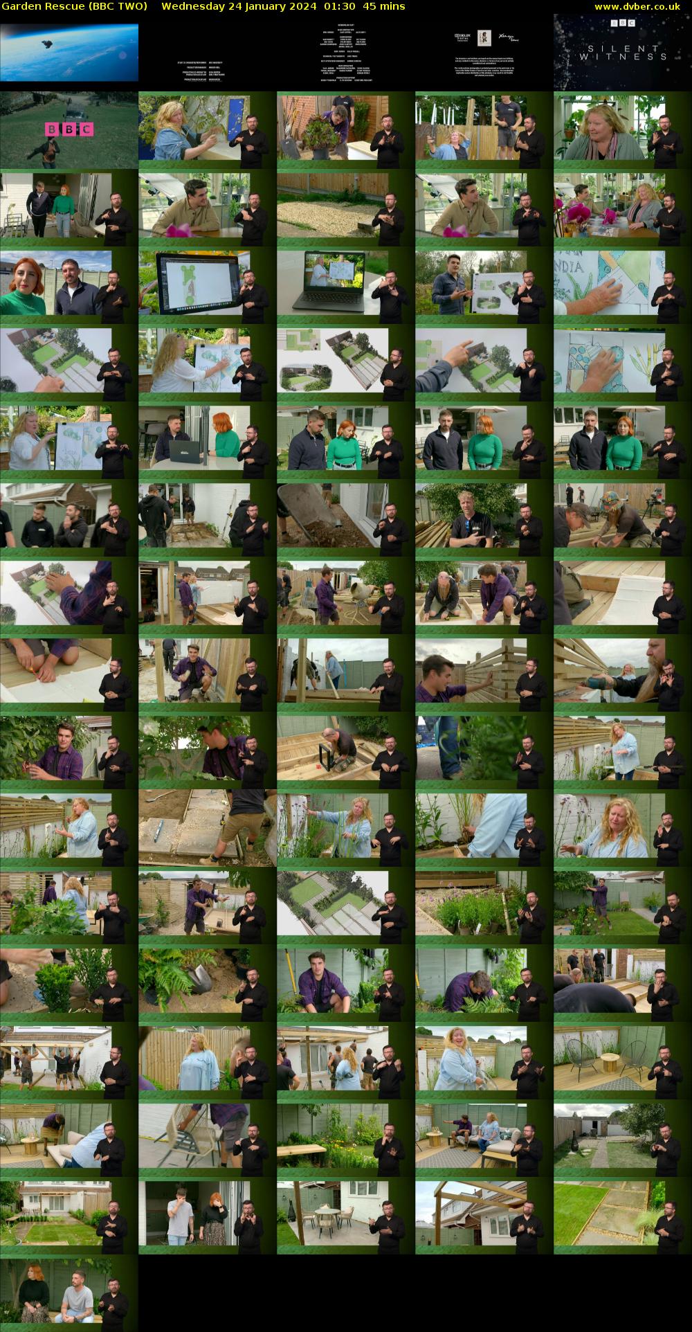 Garden Rescue (BBC TWO) Wednesday 24 January 2024 01:30 - 02:15