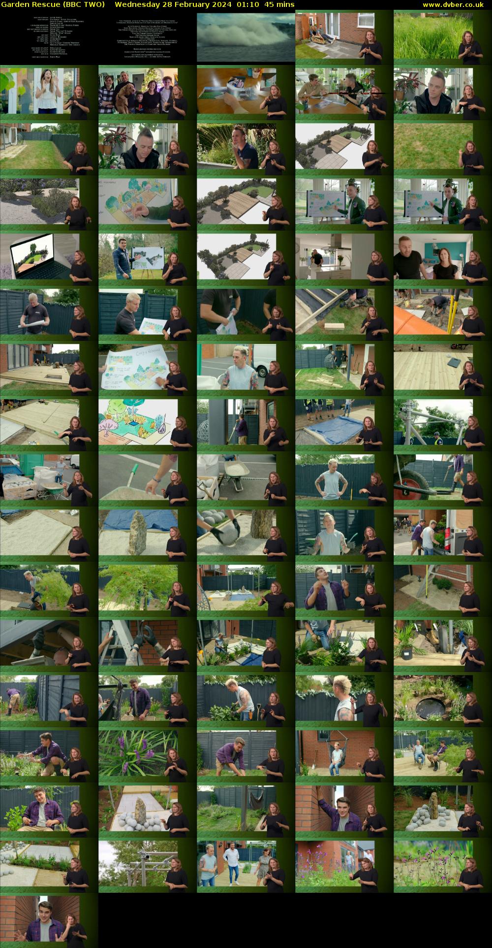 Garden Rescue (BBC TWO) Wednesday 28 February 2024 01:10 - 01:55